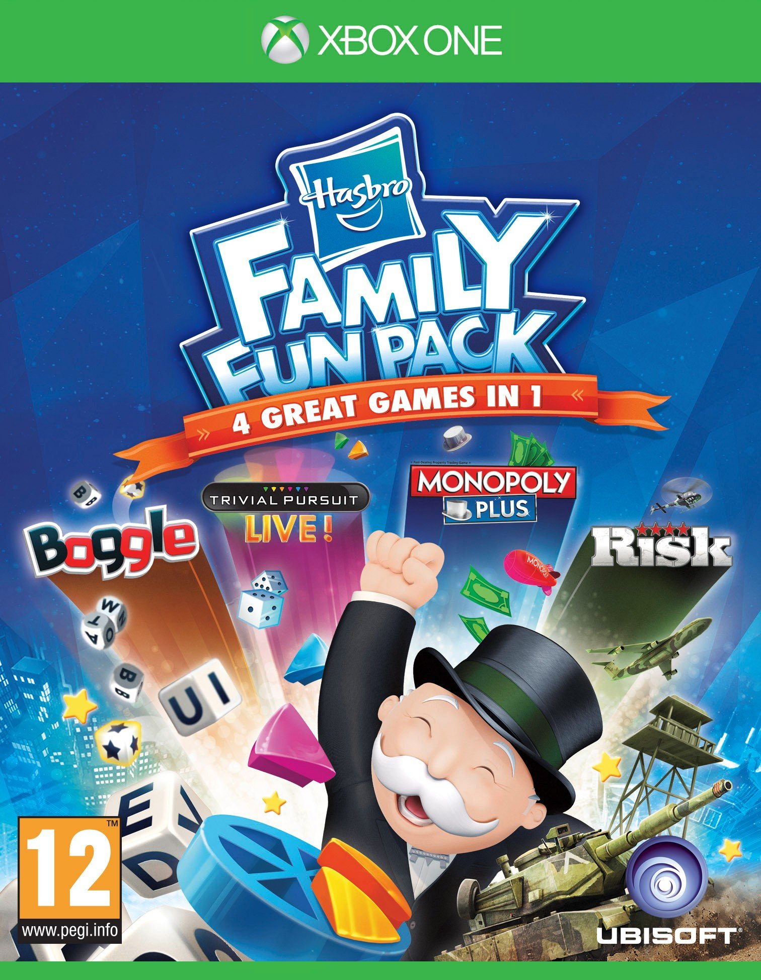 Hasbro Family Fun Pack (Xbox One) 北米版 Xbox エックスボックス 海外版ソフト