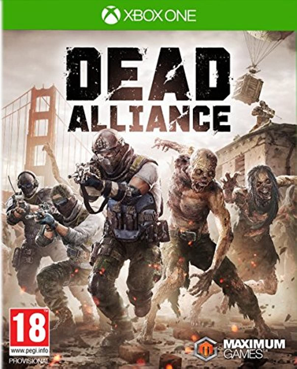 PRODUCT DETAILS 【商品情報】・商品名：XBOX1 Dead Alliance (EU)・対応機種：Xbox One／Xbox Series X・仕様：北米版・言語：英語【コンディション】・新品・海外直輸入品です。・パッケージに輸送によるスレ・小傷がある場合があります。 ■ 日本国内のXbox本体でプレイいただけます Xbox One／Xbox Series X のディスクはリージョンフリーのため、北米版のソフトも日本国内で購入された本体でそのままプレイいただけます。対応本体：Xbox One／Xbox One S／Xbox One X／Xbox Series X ■ 北米版ゲームについてのご注意（必ずお読みください） ・ゲーム内の表示および音声は英語です。日本語には対応しておりません。・Xbox Series S はディスクドライブを搭載していないため、本商品はプレイできません。・追加コンテンツ（DLC）やオンライン機能のご利用には、北米（海外）のMicrosoftアカウントが必要となる場合があります。・パッケージ・取扱説明書はすべて英語表記です。・海外版であること、およびお手持ちの本体で使用できないことを理由とした返品・交換はお受けできません。 ■ ご注意 ・掲載画像は実物に近い色味になるよう調整しておりますが、ご利用の環境により差異が生じる場合があります。・複数店舗で在庫を共有しているため、ご注文後に在庫切れとなる場合がございます。・海外倉庫からのお取り寄せのため、発送までに数日〜2〜3週間程度かかる場合があります。 ■ 納期についてお届けの目安を必ずご確認ください。 ご注意 海外からの輸入品となります。海外輸送のため、外箱に軽微なスレ等がある場合がございますが、商品本体には影響ございません。 ※在庫状況は仕入先の在庫情報をもとに出来る限り正確に表示しておりますが、取寄せ商品のため、タイミングによりご注文後に欠品・キャンセルとなる場合がございます。