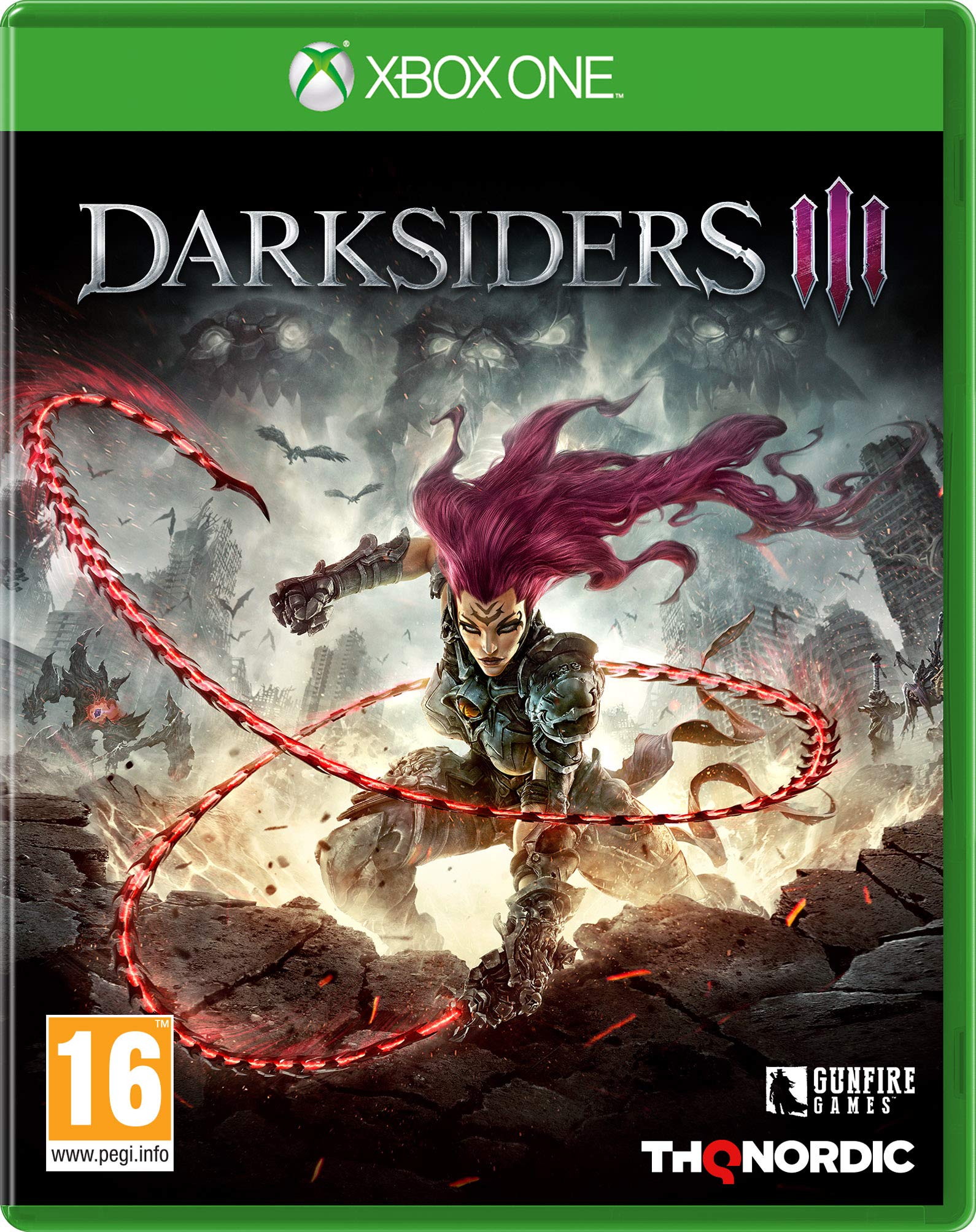 PRODUCT DETAILS 【商品情報】・商品名：Darksiders 3 - xbox one・対応機種：Xbox One／Xbox Series X・仕様：北米版・言語：英語【コンディション】・新品・海外直輸入品です。・パッケージに輸送によるスレ・小傷がある場合があります。 ■ 日本国内のXbox本体でプレイいただけます Xbox One／Xbox Series X のディスクはリージョンフリーのため、北米版のソフトも日本国内で購入された本体でそのままプレイいただけます。対応本体：Xbox One／Xbox One S／Xbox One X／Xbox Series X ■ 北米版ゲームについてのご注意（必ずお読みください） ・ゲーム内の表示および音声は英語です。日本語には対応しておりません。・Xbox Series S はディスクドライブを搭載していないため、本商品はプレイできません。・追加コンテンツ（DLC）やオンライン機能のご利用には、北米（海外）のMicrosoftアカウントが必要となる場合があります。・パッケージ・取扱説明書はすべて英語表記です。・海外版であること、およびお手持ちの本体で使用できないことを理由とした返品・交換はお受けできません。 ■ ご注意 ・掲載画像は実物に近い色味になるよう調整しておりますが、ご利用の環境により差異が生じる場合があります。・複数店舗で在庫を共有しているため、ご注文後に在庫切れとなる場合がございます。・海外倉庫からのお取り寄せのため、発送までに数日〜2〜3週間程度かかる場合があります。 ■ 納期についてお届けの目安を必ずご確認ください。 ご注意 海外からの輸入品となります。海外輸送のため、外箱に軽微なスレ等がある場合がございますが、商品本体には影響ございません。 ※在庫状況は仕入先の在庫情報をもとに出来る限り正確に表示しておりますが、取寄せ商品のため、タイミングによりご注文後に欠品・キャンセルとなる場合がございます。