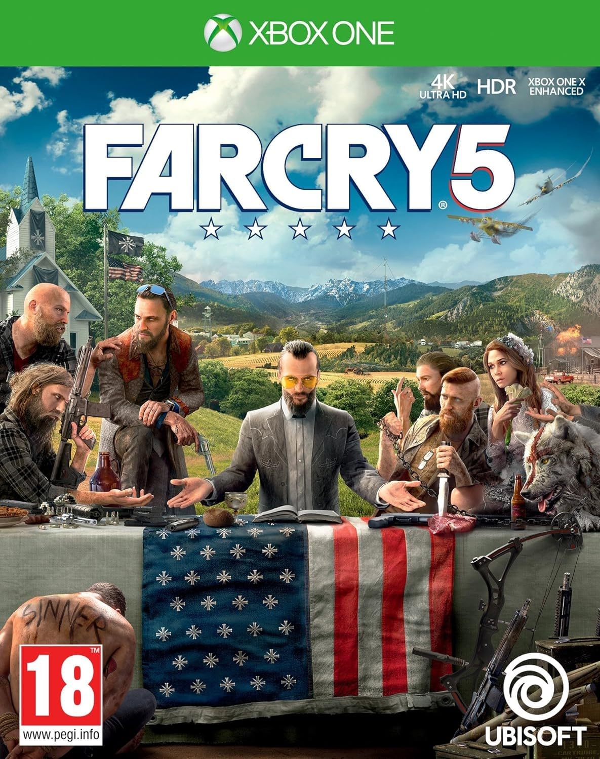 PRODUCT DETAILS 【商品情報】・商品名：Far Cry 5 (Xbox One)・対応機種：Xbox One／Xbox Series X・仕様：北米版・言語：英語【コンディション】・新品・海外直輸入品です。・パッケージに輸送によるスレ・小傷がある場合があります。 ■ 日本国内のXbox本体でプレイいただけます Xbox One／Xbox Series X のディスクはリージョンフリーのため、北米版のソフトも日本国内で購入された本体でそのままプレイいただけます。対応本体：Xbox One／Xbox One S／Xbox One X／Xbox Series X ■ 北米版ゲームについてのご注意（必ずお読みください） ・ゲーム内の表示および音声は英語です。日本語には対応しておりません。・Xbox Series S はディスクドライブを搭載していないため、本商品はプレイできません。・追加コンテンツ（DLC）やオンライン機能のご利用には、北米（海外）のMicrosoftアカウントが必要となる場合があります。・パッケージ・取扱説明書はすべて英語表記です。・海外版であること、およびお手持ちの本体で使用できないことを理由とした返品・交換はお受けできません。 ■ ご注意 ・掲載画像は実物に近い色味になるよう調整しておりますが、ご利用の環境により差異が生じる場合があります。・複数店舗で在庫を共有しているため、ご注文後に在庫切れとなる場合がございます。・海外倉庫からのお取り寄せのため、発送までに数日〜2〜3週間程度かかる場合があります。 ■ 納期についてお届けの目安を必ずご確認ください。 ご注意 海外からの輸入品となります。海外輸送のため、外箱に軽微なスレ等がある場合がございますが、商品本体には影響ございません。 ※在庫状況は仕入先の在庫情報をもとに出来る限り正確に表示しておりますが、取寄せ商品のため、タイミングによりご注文後に欠品・キャンセルとなる場合がございます。