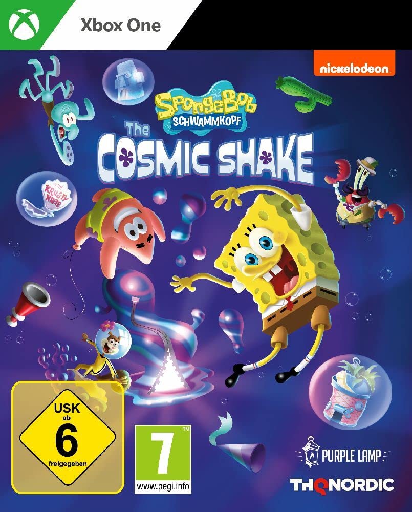 PRODUCT DETAILS 【商品情報】・商品名：SpongeBob Schwammkopf - The Cosmic Shake・対応機種：Xbox One／Xbox Series X・仕様：北米版・言語：英語【コンディション】・新品・海外直輸入品です。・パッケージに輸送によるスレ・小傷がある場合があります。 ■ 日本国内のXbox本体でプレイいただけます Xbox One／Xbox Series X のディスクはリージョンフリーのため、北米版のソフトも日本国内で購入された本体でそのままプレイいただけます。対応本体：Xbox One／Xbox One S／Xbox One X／Xbox Series X ■ 北米版ゲームについてのご注意（必ずお読みください） ・ゲーム内の表示および音声は英語です。日本語には対応しておりません。・Xbox Series S はディスクドライブを搭載していないため、本商品はプレイできません。・追加コンテンツ（DLC）やオンライン機能のご利用には、北米（海外）のMicrosoftアカウントが必要となる場合があります。・パッケージ・取扱説明書はすべて英語表記です。・海外版であること、およびお手持ちの本体で使用できないことを理由とした返品・交換はお受けできません。 ■ ご注意 ・掲載画像は実物に近い色味になるよう調整しておりますが、ご利用の環境により差異が生じる場合があります。・複数店舗で在庫を共有しているため、ご注文後に在庫切れとなる場合がございます。・海外倉庫からのお取り寄せのため、発送までに数日〜2〜3週間程度かかる場合があります。 ■ 納期についてお届けの目安を必ずご確認ください。 ご注意 海外からの輸入品となります。海外輸送のため、外箱に軽微なスレ等がある場合がございますが、商品本体には影響ございません。 ※在庫状況は仕入先の在庫情報をもとに出来る限り正確に表示しておりますが、取寄せ商品のため、タイミングによりご注文後に欠品・キャンセルとなる場合がございます。