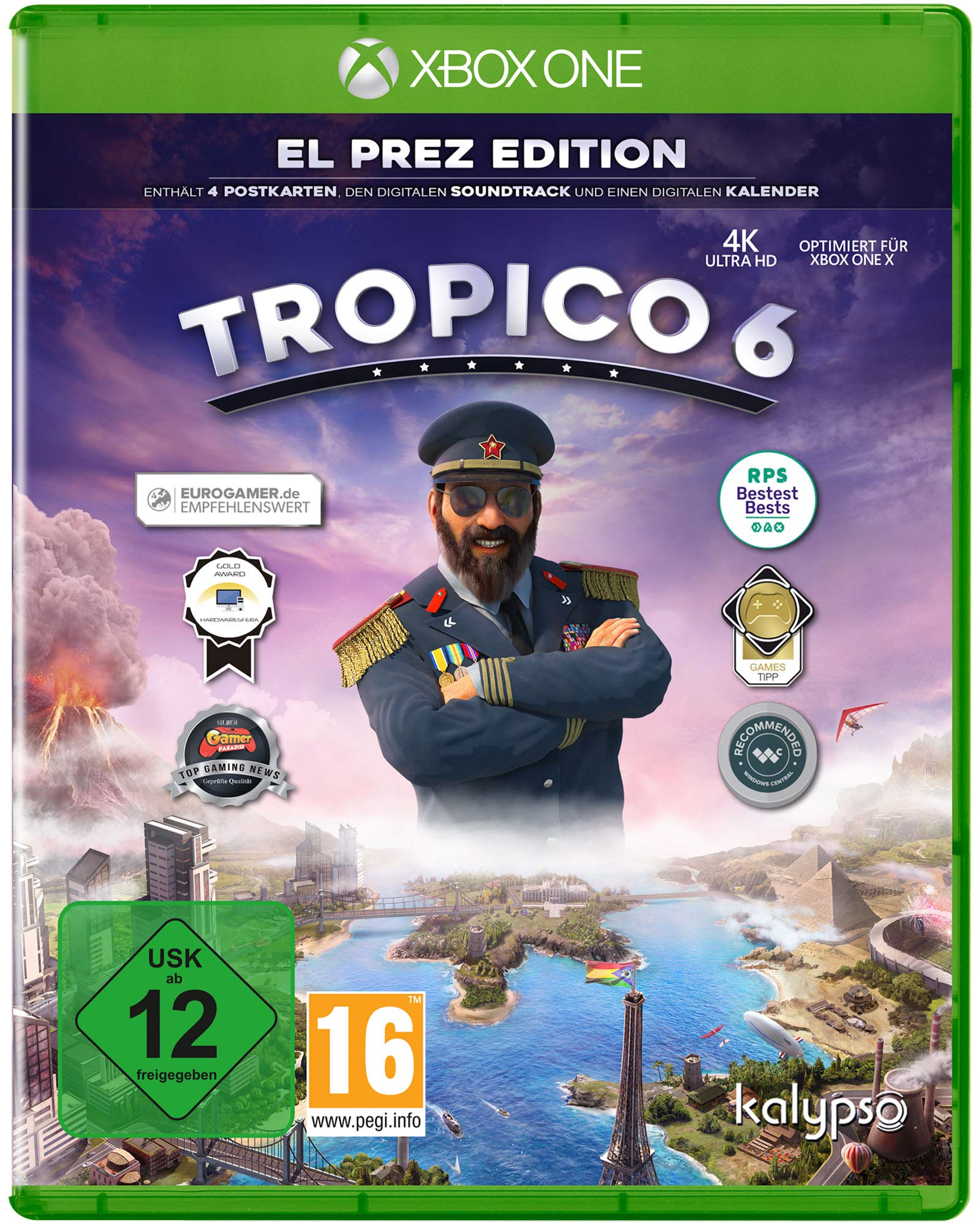 PRODUCT DETAILS 【商品情報】・商品名：Tropico 6・対応機種：Xbox One／Xbox Series X・仕様：北米版・言語：英語【コンディション】・新品・海外直輸入品です。・パッケージに輸送によるスレ・小傷がある場合があります。 ■ 日本国内のXbox本体でプレイいただけます Xbox One／Xbox Series X のディスクはリージョンフリーのため、北米版のソフトも日本国内で購入された本体でそのままプレイいただけます。対応本体：Xbox One／Xbox One S／Xbox One X／Xbox Series X ■ 北米版ゲームについてのご注意（必ずお読みください） ・ゲーム内の表示および音声は英語です。日本語には対応しておりません。・Xbox Series S はディスクドライブを搭載していないため、本商品はプレイできません。・追加コンテンツ（DLC）やオンライン機能のご利用には、北米（海外）のMicrosoftアカウントが必要となる場合があります。・パッケージ・取扱説明書はすべて英語表記です。・海外版であること、およびお手持ちの本体で使用できないことを理由とした返品・交換はお受けできません。 ■ ご注意 ・掲載画像は実物に近い色味になるよう調整しておりますが、ご利用の環境により差異が生じる場合があります。・複数店舗で在庫を共有しているため、ご注文後に在庫切れとなる場合がございます。・海外倉庫からのお取り寄せのため、発送までに数日〜2〜3週間程度かかる場合があります。 ■ 納期についてお届けの目安を必ずご確認ください。 ご注意 海外からの輸入品となります。海外輸送のため、外箱に軽微なスレ等がある場合がございますが、商品本体には影響ございません。 ※在庫状況は仕入先の在庫情報をもとに出来る限り正確に表示しておりますが、取寄せ商品のため、タイミングによりご注文後に欠品・キャンセルとなる場合がございます。