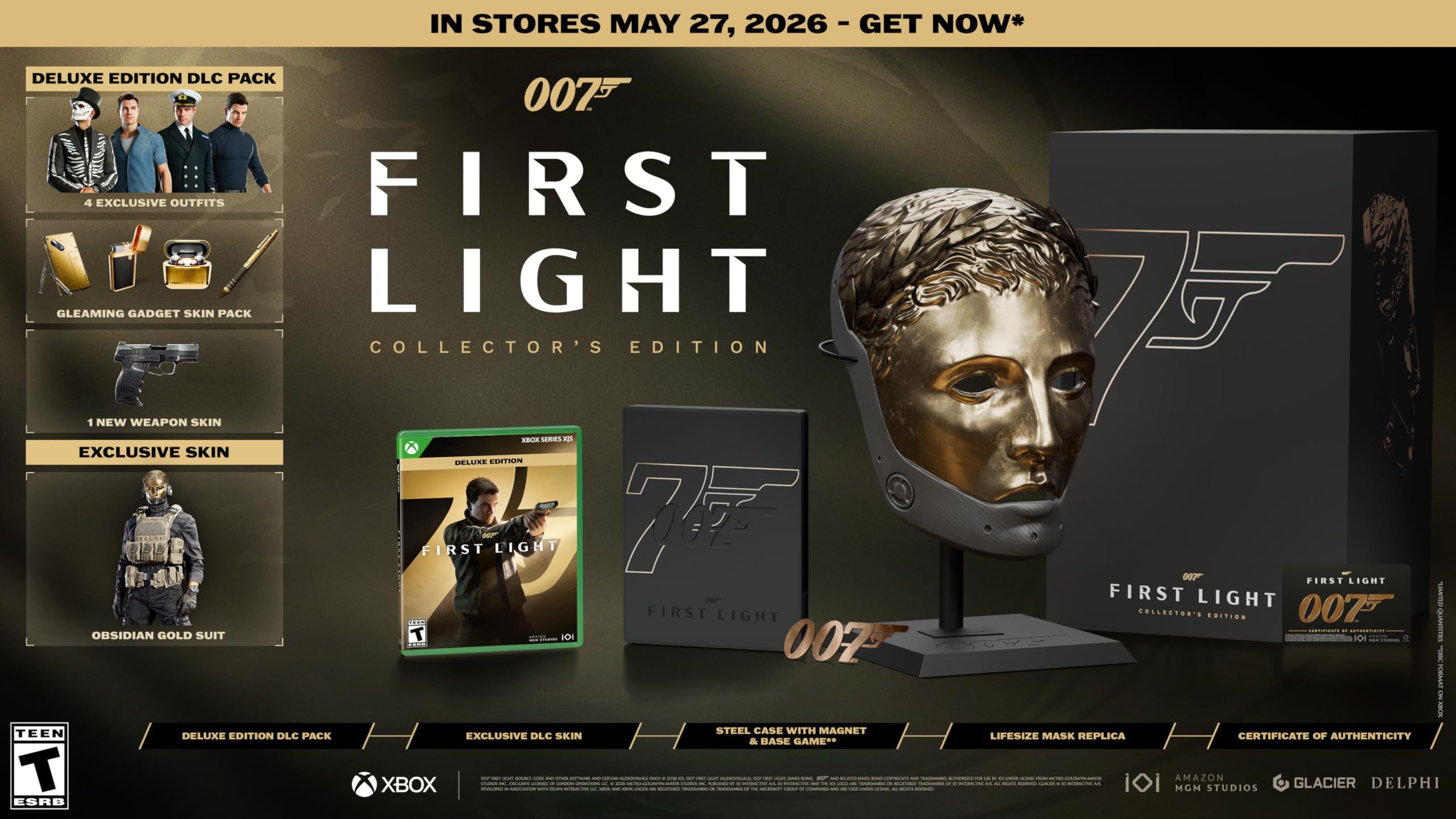 007 First Light - Collector's Edition - Xbox Series X 北米版 Xbox Series X エックスボックス 海外版ソフト