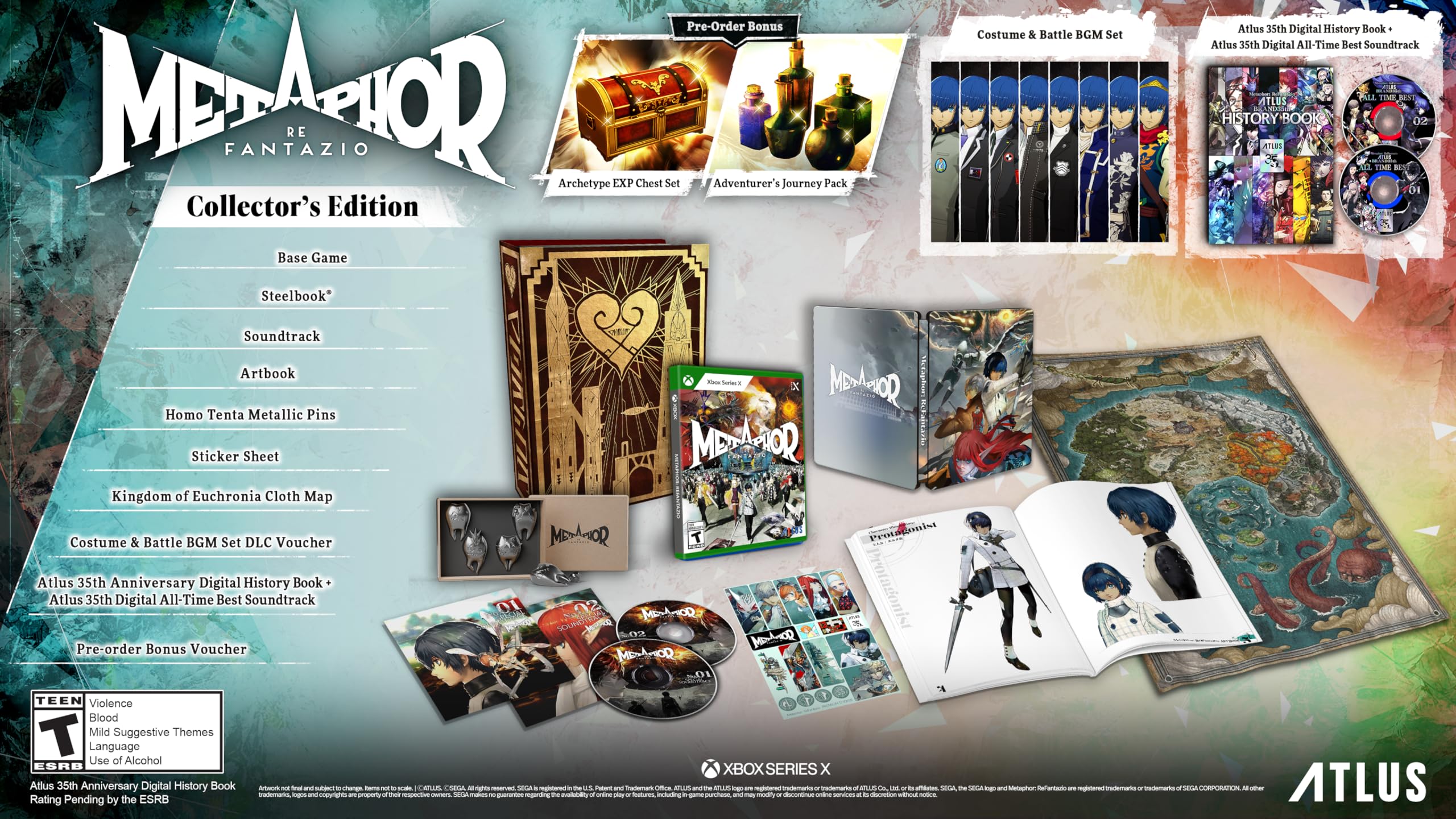 Metaphor: ReFantazio Collector's Edition - Xbox Series X 北米版 Xbox Series X エックスボックス 海外版ソフト