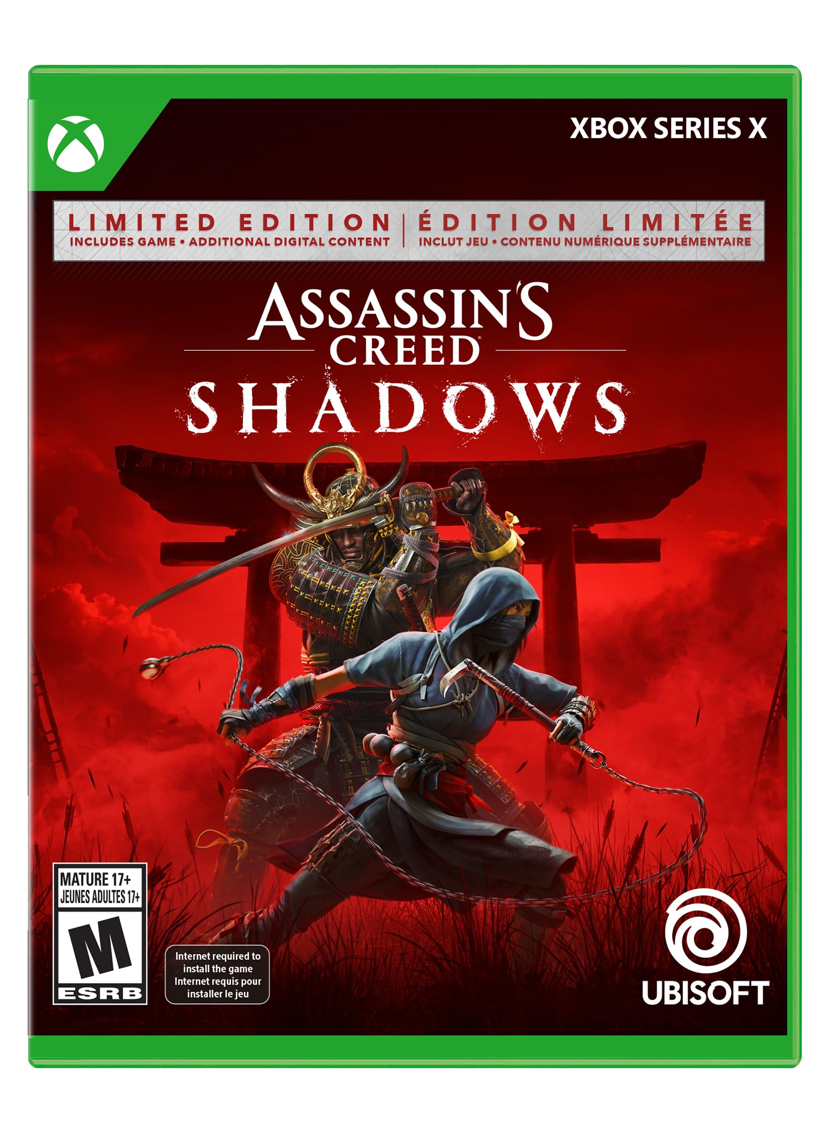 Assassin's Creed Shadows - Limited Edition (Amazon Exclusive), Xbox Series X 北米版 Xbox Series X エックスボックス 海外版ソフト