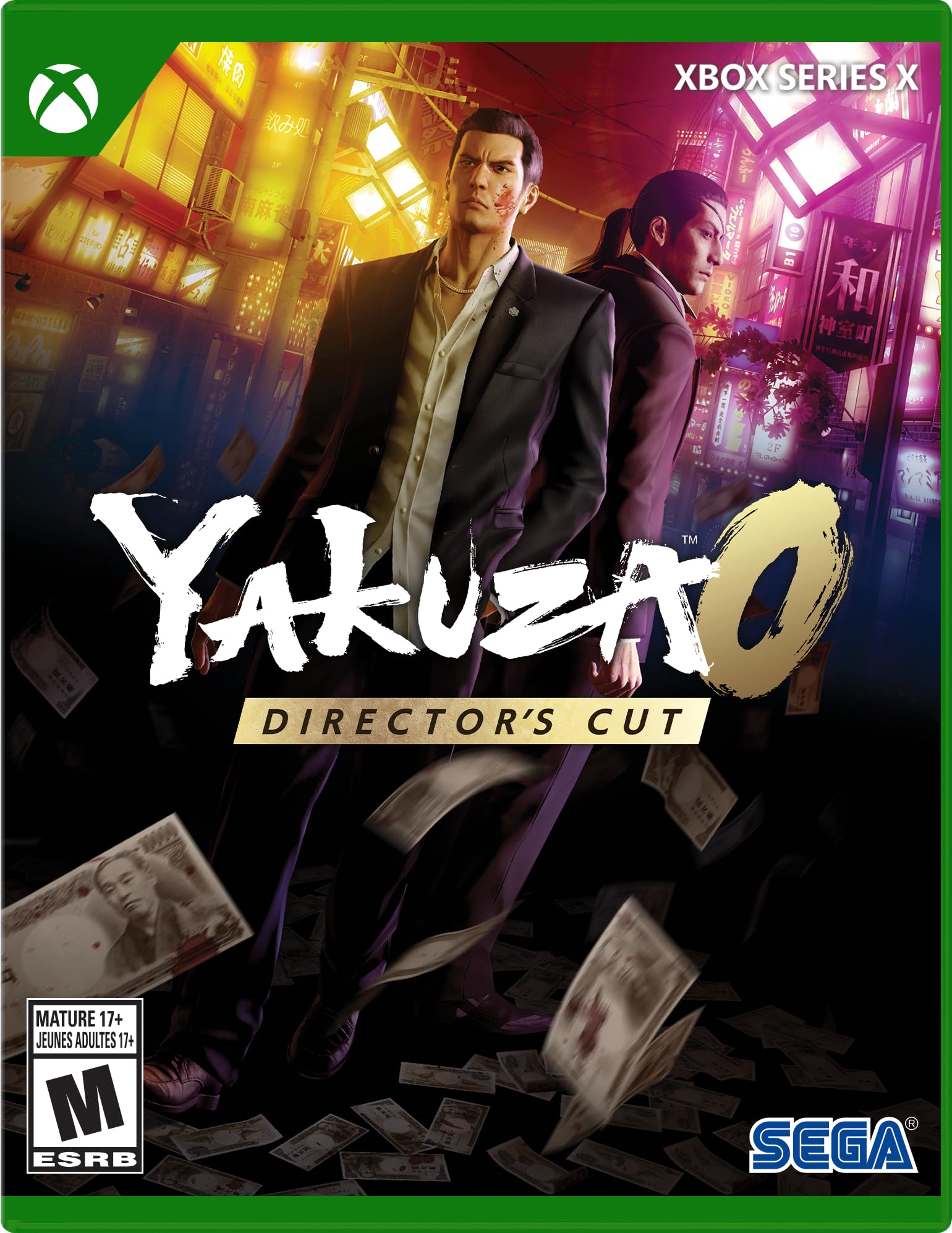 Yakuza 0: Director's Cut - Xbox Series X 北米版 Xbox Series X エックスボックス 海外版ソフト