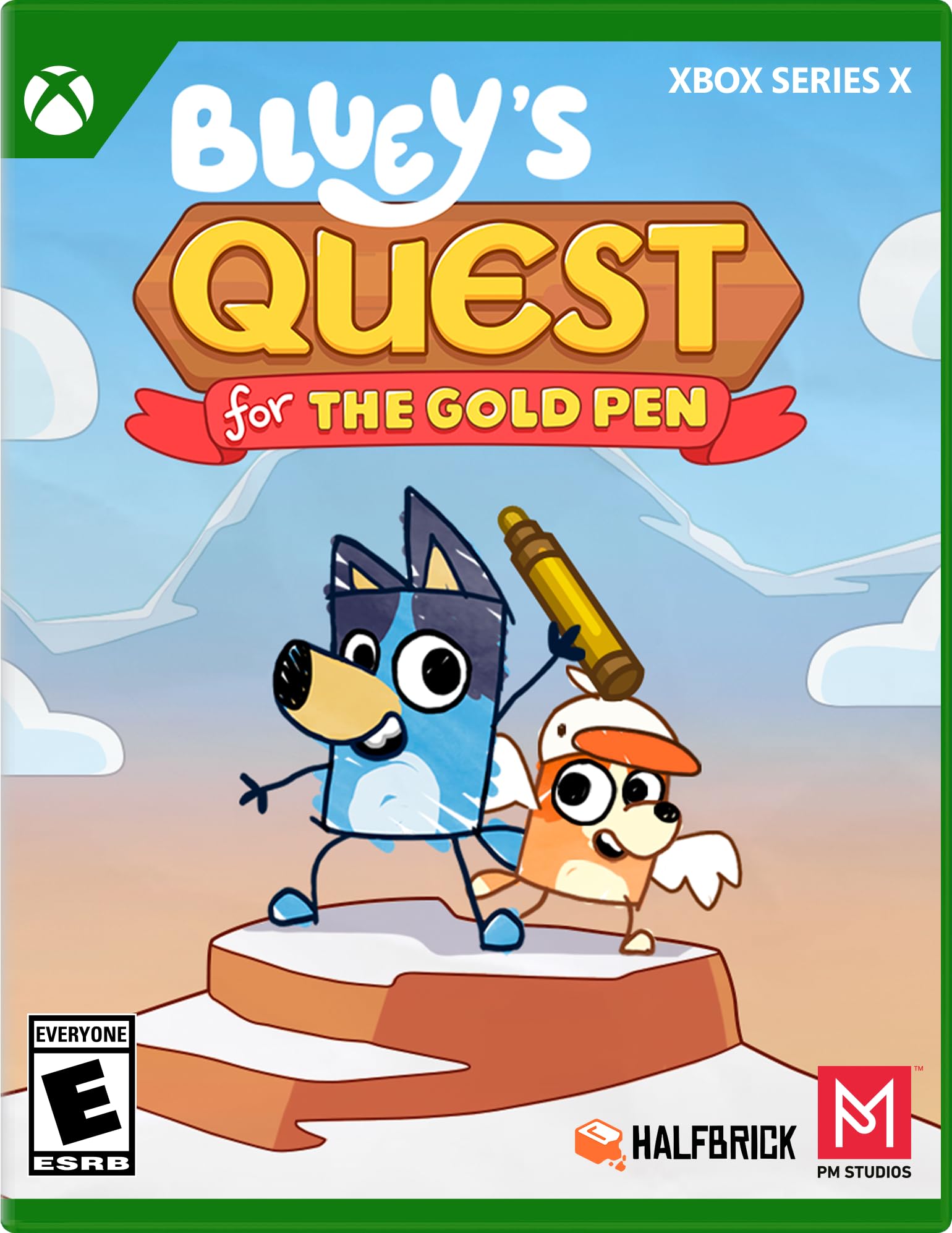 Bluey's Quest for The Gold Pen - Xbox Series X 北米版 Xbox Series X エックスボックス 海外版ソフト