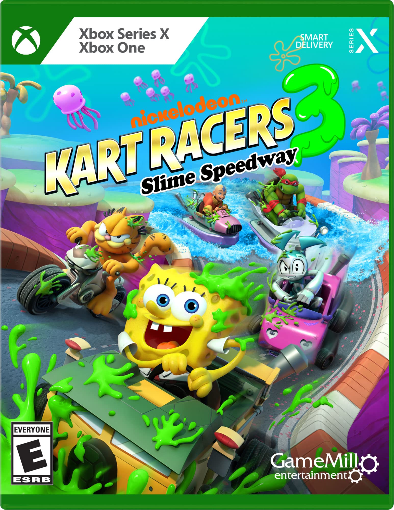 Nickelodeon Kart Racers 3: Slime Speedway - Xbox Series X 北米版 Xbox Series X エックスボックス 海外版ソフト