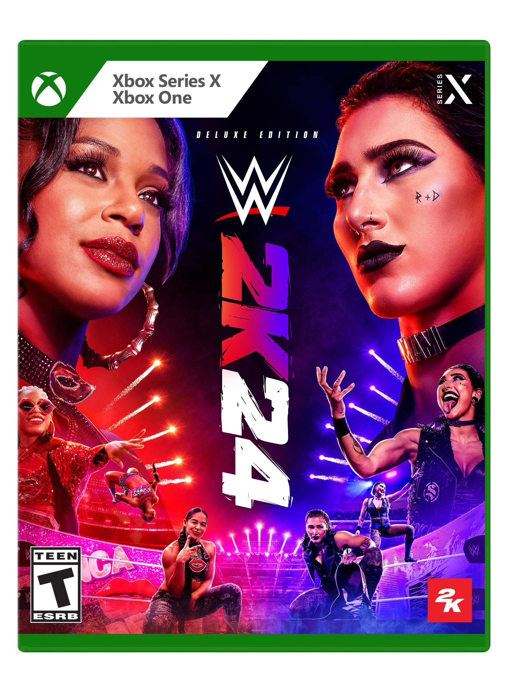 WWE 2K24 Deluxe Edition - Xbox Series X 北米版 Xbox Series X エックスボックス 海外版ソフト