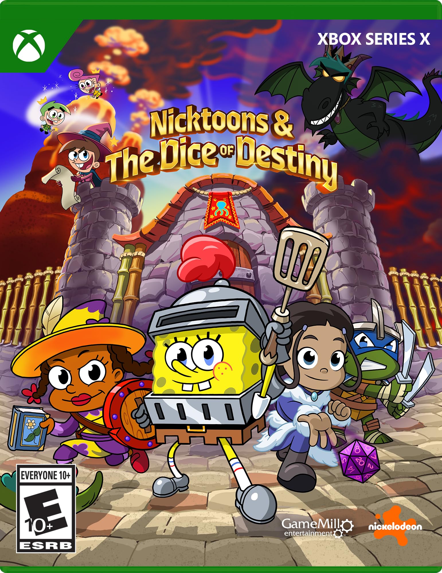 NickToons & The Dice of Destiny - Xbox Series X 北米版 Xbox Series X エックスボックス 海外版ソフト