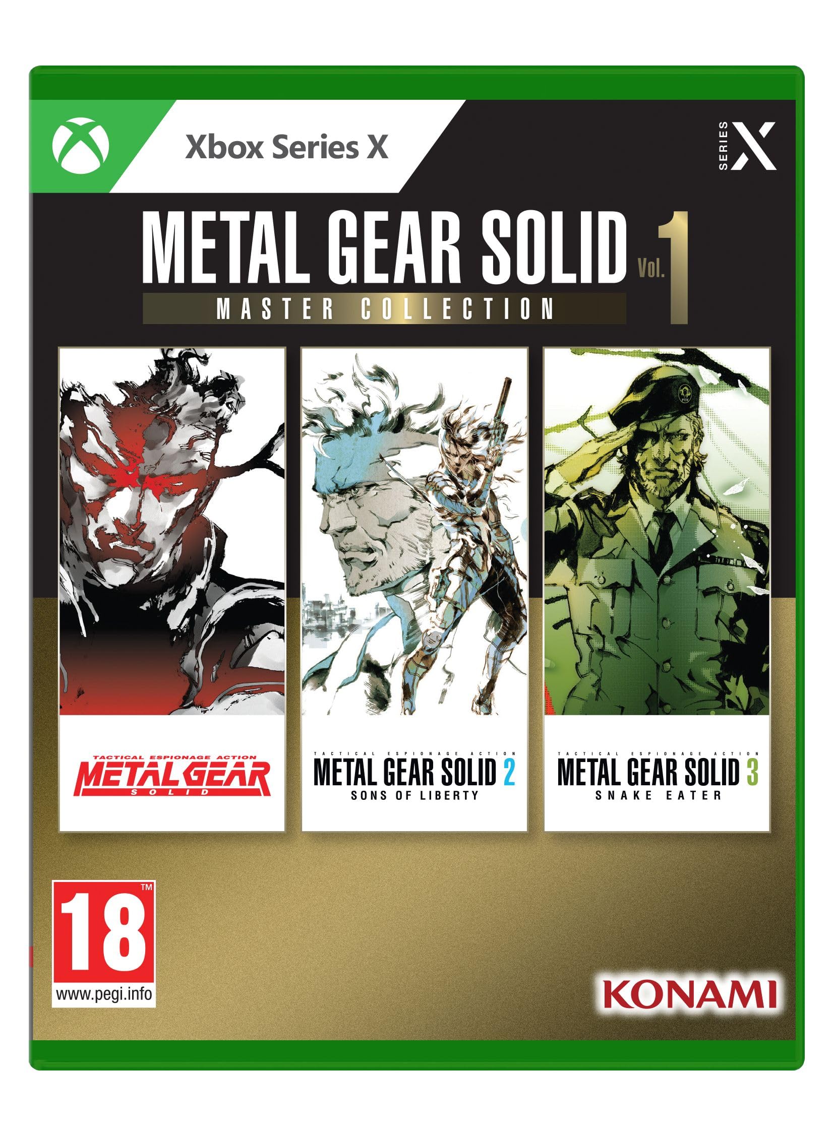 Metal Gear Solid Master Collection Vol. 1 - Xbox 北米版 Xbox Series X エックスボックス 海外版ソフト