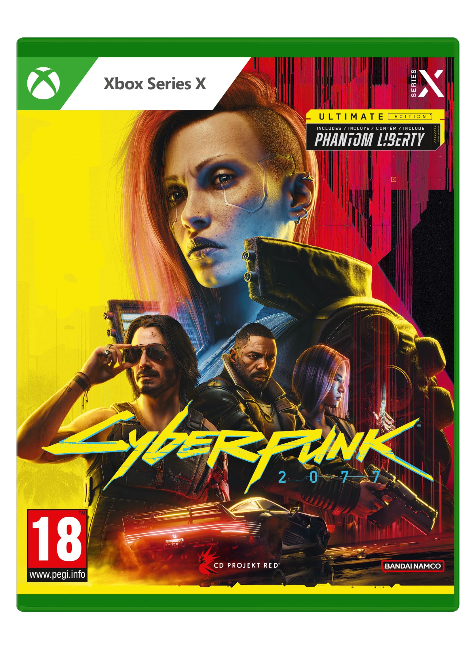 PRODUCT DETAILS 【商品情報】・商品名：BANDAI NAMCO Entertainment Cyberpunk 2077: Ultimate Edition (Xbox Series X)・対応機種：Xbox Series X・仕様：北米版・言語：英語【コンディション】・新品・海外直輸入品です。・パッケージに輸送によるスレ・小傷がある場合があります。 ■ 日本国内のXbox本体でプレイいただけます Xbox Series X のディスクはリージョンフリーのため、北米版のソフトも日本国内で購入された本体でそのままプレイいただけます。対応本体：Xbox Series X ■ 北米版ゲームについてのご注意（必ずお読みください） ・ゲーム内の表示および音声は英語です。日本語には対応しておりません。・Xbox Series S はディスクドライブを搭載していないため、本商品はプレイできません。・追加コンテンツ（DLC）やオンライン機能のご利用には、北米（海外）のMicrosoftアカウントが必要となる場合があります。・パッケージ・取扱説明書はすべて英語表記です。・海外版であること、およびお手持ちの本体で使用できないことを理由とした返品・交換はお受けできません。 ■ ご注意 ・掲載画像は実物に近い色味になるよう調整しておりますが、ご利用の環境により差異が生じる場合があります。・複数店舗で在庫を共有しているため、ご注文後に在庫切れとなる場合がございます。・海外倉庫からのお取り寄せのため、発送までに数日〜2〜3週間程度かかる場合があります。 ■ 納期についてお届けの目安を必ずご確認ください。 ご注意 海外からの輸入品となります。海外輸送のため、外箱に軽微なスレ等がある場合がございますが、商品本体には影響ございません。 ※在庫状況は仕入先の在庫情報をもとに出来る限り正確に表示しておりますが、取寄せ商品のため、タイミングによりご注文後に欠品・キャンセルとなる場合がございます。