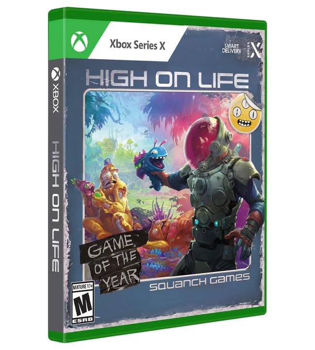 PRODUCT DETAILS 【商品情報】・商品名：High on Life - Xbox Series X・対応機種：Xbox Series X・仕様：北米版・言語：英語【コンディション】・新品・海外直輸入品です。・パッケージに輸送によるスレ・小傷がある場合があります。 ■ 日本国内のXbox本体でプレイいただけます Xbox Series X のディスクはリージョンフリーのため、北米版のソフトも日本国内で購入された本体でそのままプレイいただけます。対応本体：Xbox Series X ■ 北米版ゲームについてのご注意（必ずお読みください） ・ゲーム内の表示および音声は英語です。日本語には対応しておりません。・Xbox Series S はディスクドライブを搭載していないため、本商品はプレイできません。・追加コンテンツ（DLC）やオンライン機能のご利用には、北米（海外）のMicrosoftアカウントが必要となる場合があります。・パッケージ・取扱説明書はすべて英語表記です。・海外版であること、およびお手持ちの本体で使用できないことを理由とした返品・交換はお受けできません。 ■ ご注意 ・掲載画像は実物に近い色味になるよう調整しておりますが、ご利用の環境により差異が生じる場合があります。・複数店舗で在庫を共有しているため、ご注文後に在庫切れとなる場合がございます。・海外倉庫からのお取り寄せのため、発送までに数日〜2〜3週間程度かかる場合があります。 ■ 納期についてお届けの目安を必ずご確認ください。 ご注意 海外からの輸入品となります。海外輸送のため、外箱に軽微なスレ等がある場合がございますが、商品本体には影響ございません。 ※在庫状況は仕入先の在庫情報をもとに出来る限り正確に表示しておりますが、取寄せ商品のため、タイミングによりご注文後に欠品・キャンセルとなる場合がございます。