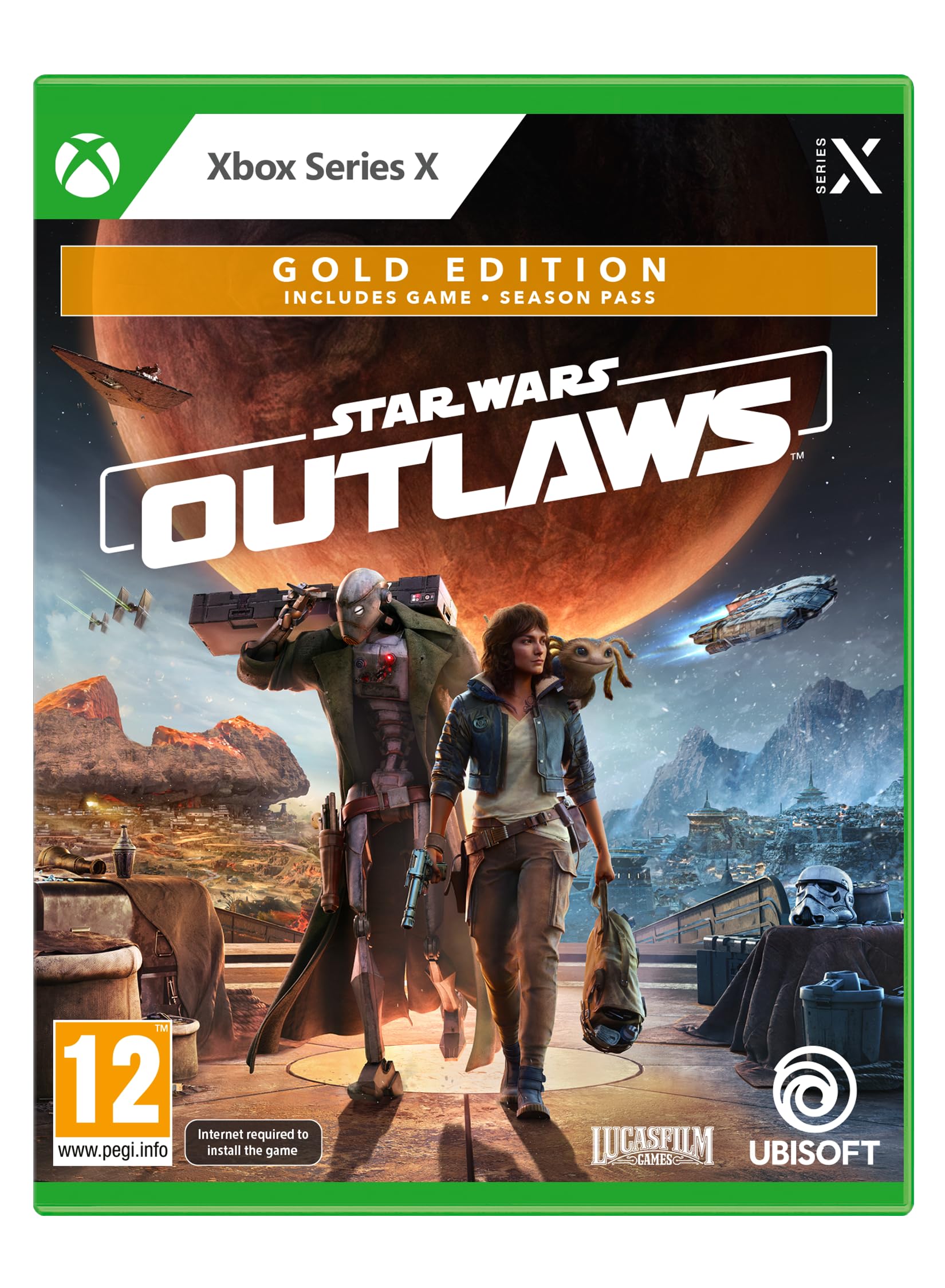Star Wars Outlaws Gold Edition (Xbox Series X) 北米版 Xbox Series X エックスボックス 海外版ソフト