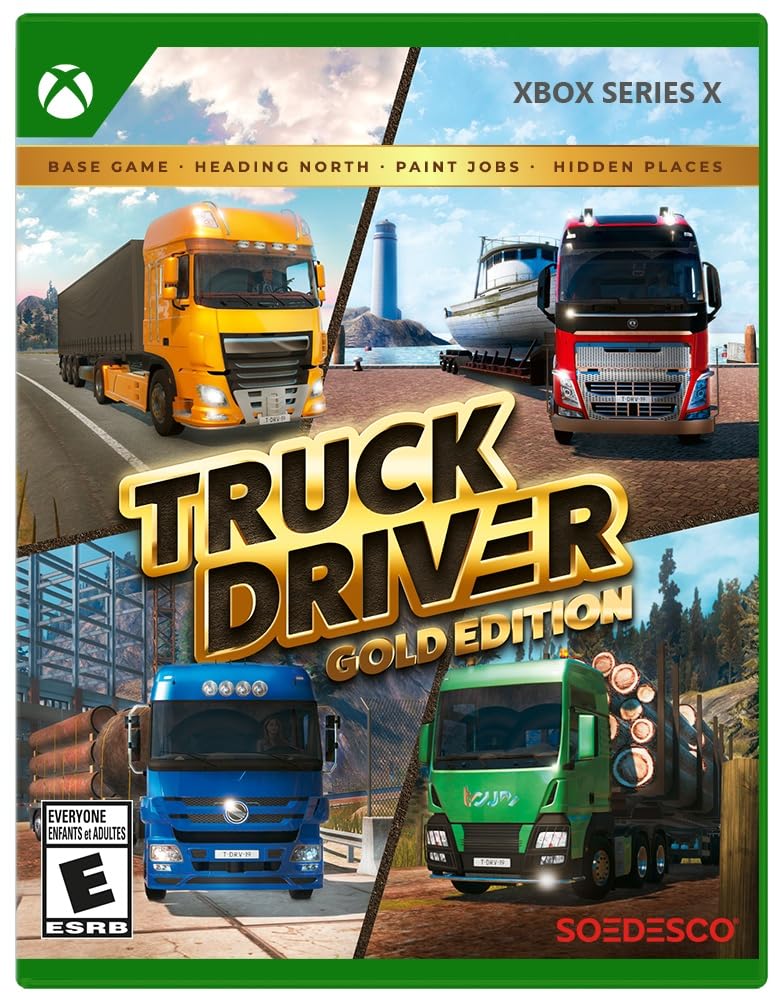 Truck Driver: Gold Edition - Xbox Series X 北米版 Xbox Series X エックスボックス 海外版ソフト