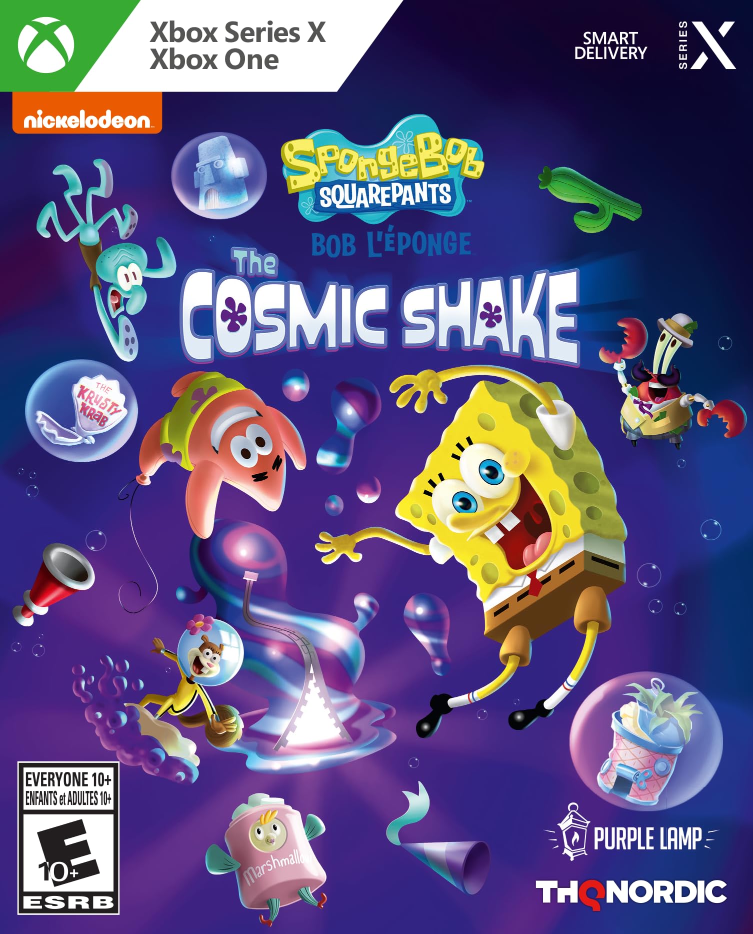 SpongeBob SquarePants: The Cosmic Shake - Xbox Series X 北米版 Xbox Series X エックスボックス 海外版ソフト