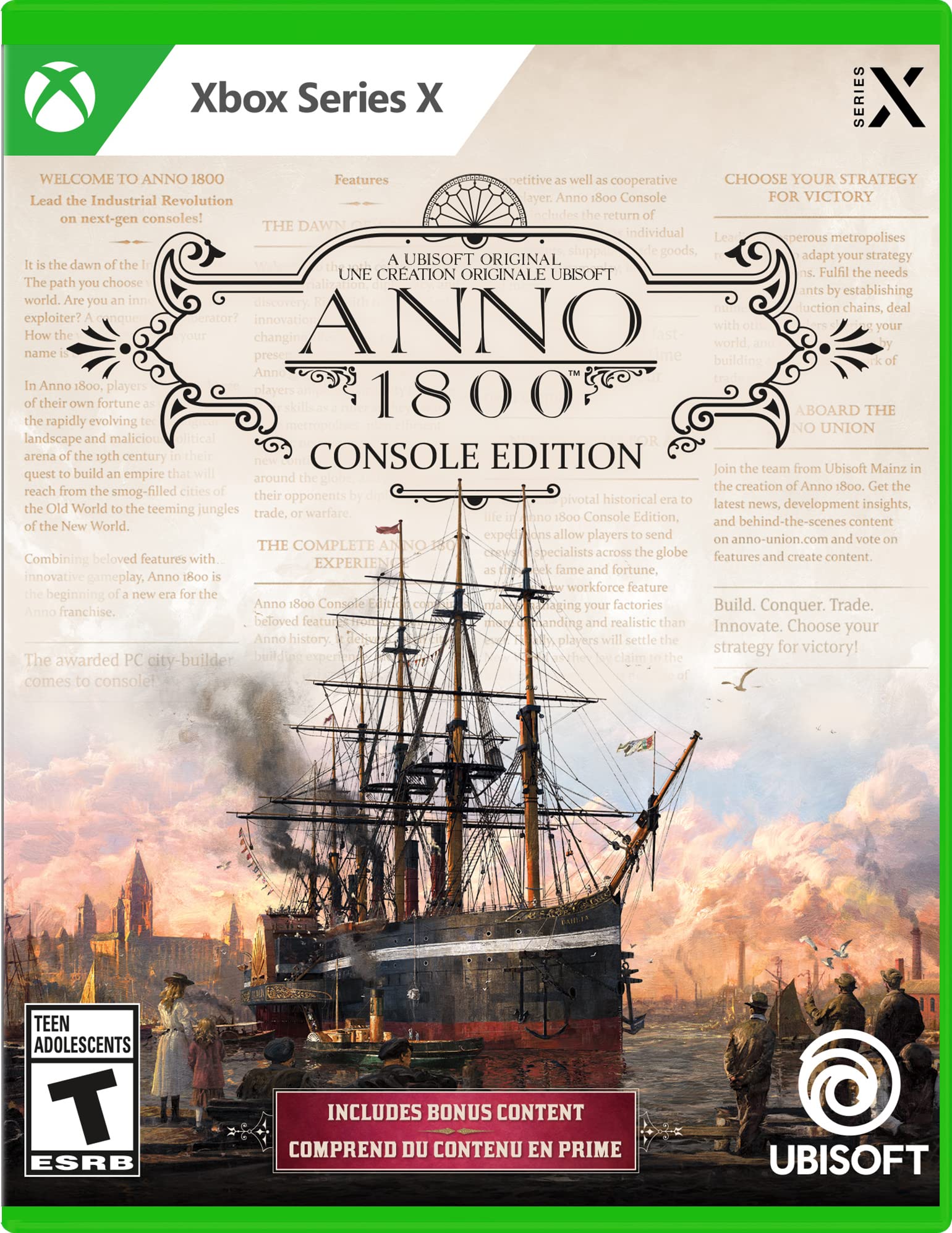 Anno 1800 - Standard Edition, Xbox Series X 北米版 Xbox Series X エックスボックス 海外版ソフト