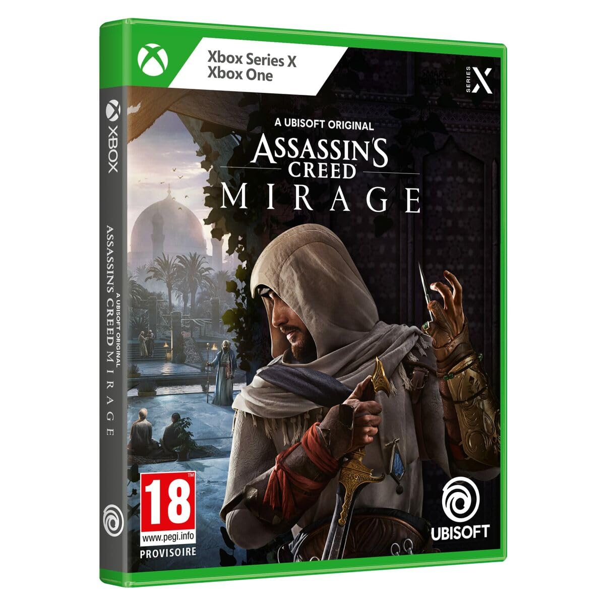 PRODUCT DETAILS 【商品情報】・商品名：Assassin's Creed Mirage Xbox X・対応機種：Xbox Series X・仕様：北米版・言語：英語【コンディション】・新品・海外直輸入品です。・パッケージに輸送によるスレ・小傷がある場合があります。 ■ 日本国内のXbox本体でプレイいただけます Xbox Series X のディスクはリージョンフリーのため、北米版のソフトも日本国内で購入された本体でそのままプレイいただけます。対応本体：Xbox Series X ■ 北米版ゲームについてのご注意（必ずお読みください） ・ゲーム内の表示および音声は英語です。日本語には対応しておりません。・Xbox Series S はディスクドライブを搭載していないため、本商品はプレイできません。・追加コンテンツ（DLC）やオンライン機能のご利用には、北米（海外）のMicrosoftアカウントが必要となる場合があります。・パッケージ・取扱説明書はすべて英語表記です。・海外版であること、およびお手持ちの本体で使用できないことを理由とした返品・交換はお受けできません。 ■ ご注意 ・掲載画像は実物に近い色味になるよう調整しておりますが、ご利用の環境により差異が生じる場合があります。・複数店舗で在庫を共有しているため、ご注文後に在庫切れとなる場合がございます。・海外倉庫からのお取り寄せのため、発送までに数日〜2〜3週間程度かかる場合があります。 ■ 納期についてお届けの目安を必ずご確認ください。 ご注意 海外からの輸入品となります。海外輸送のため、外箱に軽微なスレ等がある場合がございますが、商品本体には影響ございません。 ※在庫状況は仕入先の在庫情報をもとに出来る限り正確に表示しておりますが、取寄せ商品のため、タイミングによりご注文後に欠品・キャンセルとなる場合がございます。