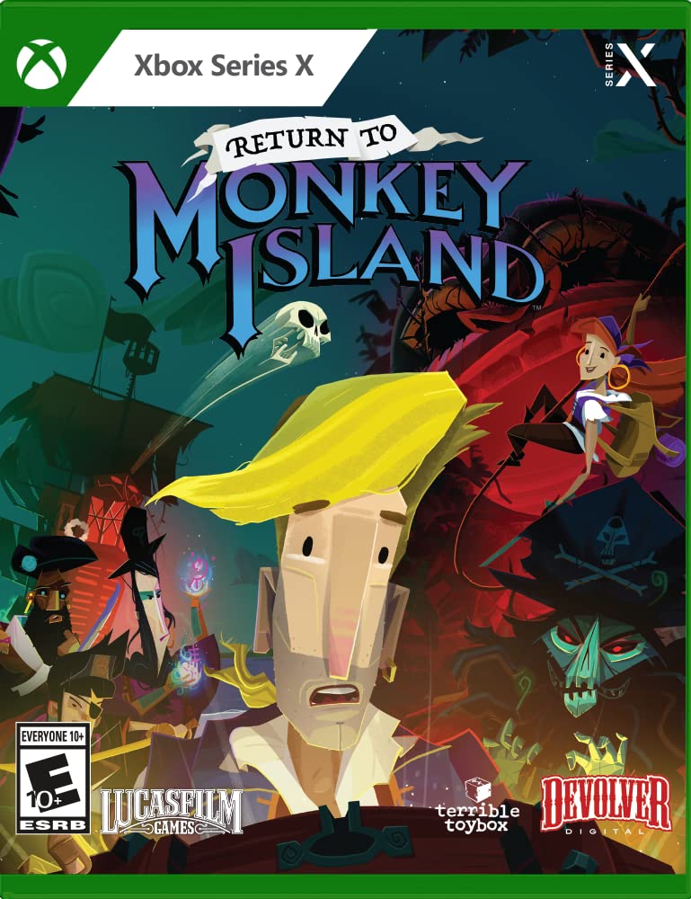 PRODUCT DETAILS 【商品情報】・商品名：Return to Monkey Island - Xbox Series X・対応機種：Xbox Series X・仕様：北米版・言語：英語【コンディション】・新品・海外直輸入品です。・パッケージに輸送によるスレ・小傷がある場合があります。 ■ 日本国内のXbox本体でプレイいただけます Xbox Series X のディスクはリージョンフリーのため、北米版のソフトも日本国内で購入された本体でそのままプレイいただけます。対応本体：Xbox Series X ■ 北米版ゲームについてのご注意（必ずお読みください） ・ゲーム内の表示および音声は英語です。日本語には対応しておりません。・Xbox Series S はディスクドライブを搭載していないため、本商品はプレイできません。・追加コンテンツ（DLC）やオンライン機能のご利用には、北米（海外）のMicrosoftアカウントが必要となる場合があります。・パッケージ・取扱説明書はすべて英語表記です。・海外版であること、およびお手持ちの本体で使用できないことを理由とした返品・交換はお受けできません。 ■ ご注意 ・掲載画像は実物に近い色味になるよう調整しておりますが、ご利用の環境により差異が生じる場合があります。・複数店舗で在庫を共有しているため、ご注文後に在庫切れとなる場合がございます。・海外倉庫からのお取り寄せのため、発送までに数日〜2〜3週間程度かかる場合があります。 ■ 納期についてお届けの目安を必ずご確認ください。 ご注意 海外からの輸入品となります。海外輸送のため、外箱に軽微なスレ等がある場合がございますが、商品本体には影響ございません。 ※在庫状況は仕入先の在庫情報をもとに出来る限り正確に表示しておりますが、取寄せ商品のため、タイミングによりご注文後に欠品・キャンセルとなる場合がございます。