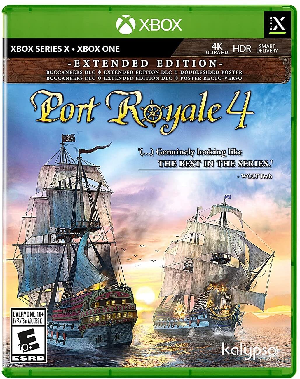 PRODUCT DETAILS 【商品情報】・商品名：Port Royale 4 - Extended Edition - Xbox Series X Extended Edition・対応機種：Xbox Series X・仕様：北米版・言語：英語【コンディション】・新品・海外直輸入品です。・パッケージに輸送によるスレ・小傷がある場合があります。 ■ 日本国内のXbox本体でプレイいただけます Xbox Series X のディスクはリージョンフリーのため、北米版のソフトも日本国内で購入された本体でそのままプレイいただけます。対応本体：Xbox Series X ■ 北米版ゲームについてのご注意（必ずお読みください） ・ゲーム内の表示および音声は英語です。日本語には対応しておりません。・Xbox Series S はディスクドライブを搭載していないため、本商品はプレイできません。・追加コンテンツ（DLC）やオンライン機能のご利用には、北米（海外）のMicrosoftアカウントが必要となる場合があります。・パッケージ・取扱説明書はすべて英語表記です。・海外版であること、およびお手持ちの本体で使用できないことを理由とした返品・交換はお受けできません。 ■ ご注意 ・掲載画像は実物に近い色味になるよう調整しておりますが、ご利用の環境により差異が生じる場合があります。・複数店舗で在庫を共有しているため、ご注文後に在庫切れとなる場合がございます。・海外倉庫からのお取り寄せのため、発送までに数日〜2〜3週間程度かかる場合があります。 ■ 納期についてお届けの目安を必ずご確認ください。 ご注意 海外からの輸入品となります。海外輸送のため、外箱に軽微なスレ等がある場合がございますが、商品本体には影響ございません。 ※在庫状況は仕入先の在庫情報をもとに出来る限り正確に表示しておりますが、取寄せ商品のため、タイミングによりご注文後に欠品・キャンセルとなる場合がございます。