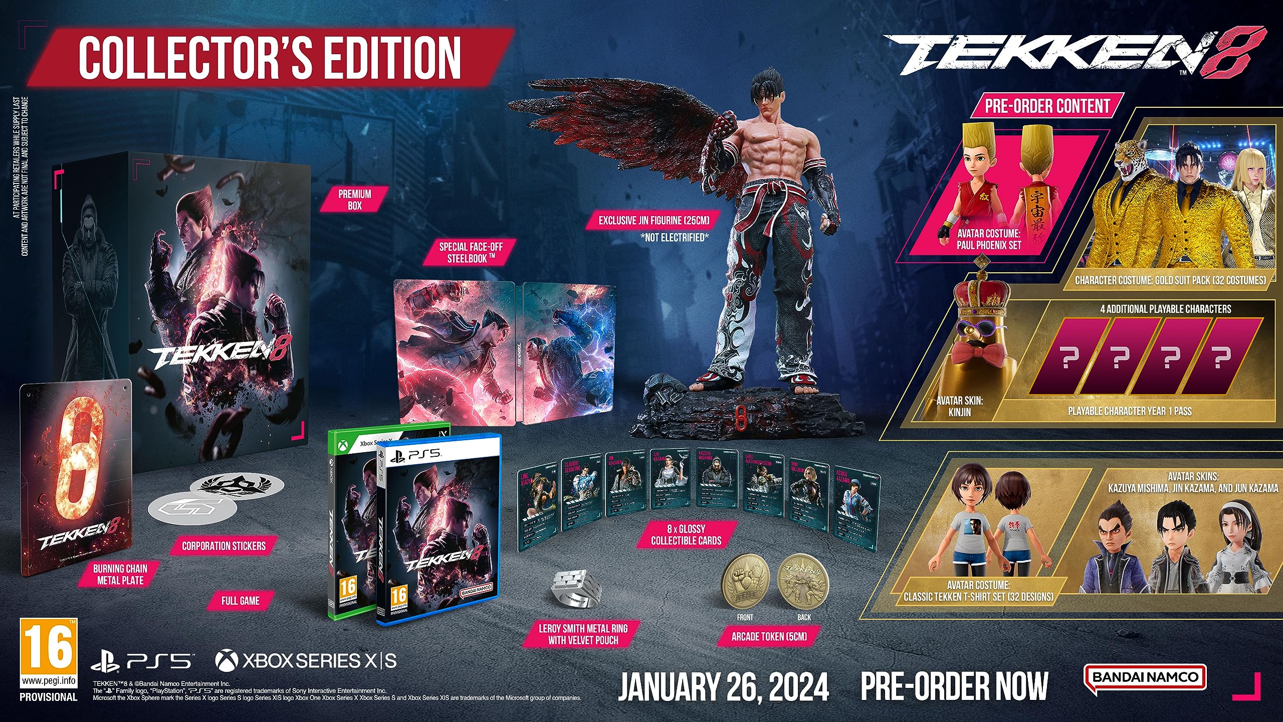 Tekken 8 Collector'S Edition (Xbox Series X) 北米版 Xbox Series X エックスボックス 海外版ソフト