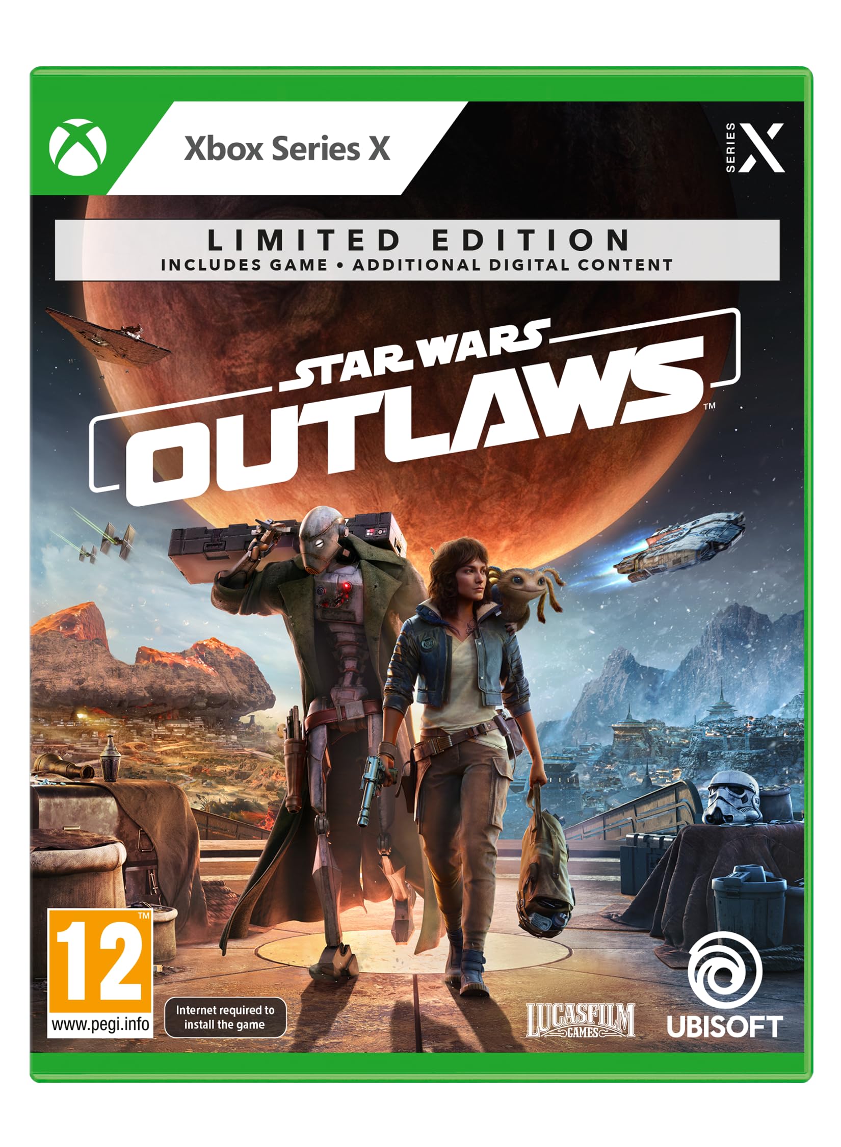 Star Wars Outlaws Limited Edition (Exclusive to Amazon.co.uk) (Xbox Series X) 北米版 Xbox Series X エックスボックス 海外版ソフト