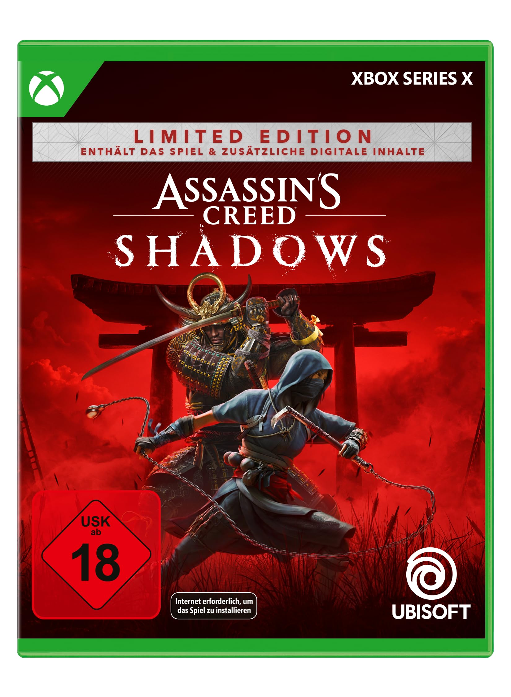 Assassin's Creed Shadows - Limited Edition (exklusiv bei Amazon) - [Xbox Series X] 北米版 Xbox Series X エックスボックス 海外版ソフト