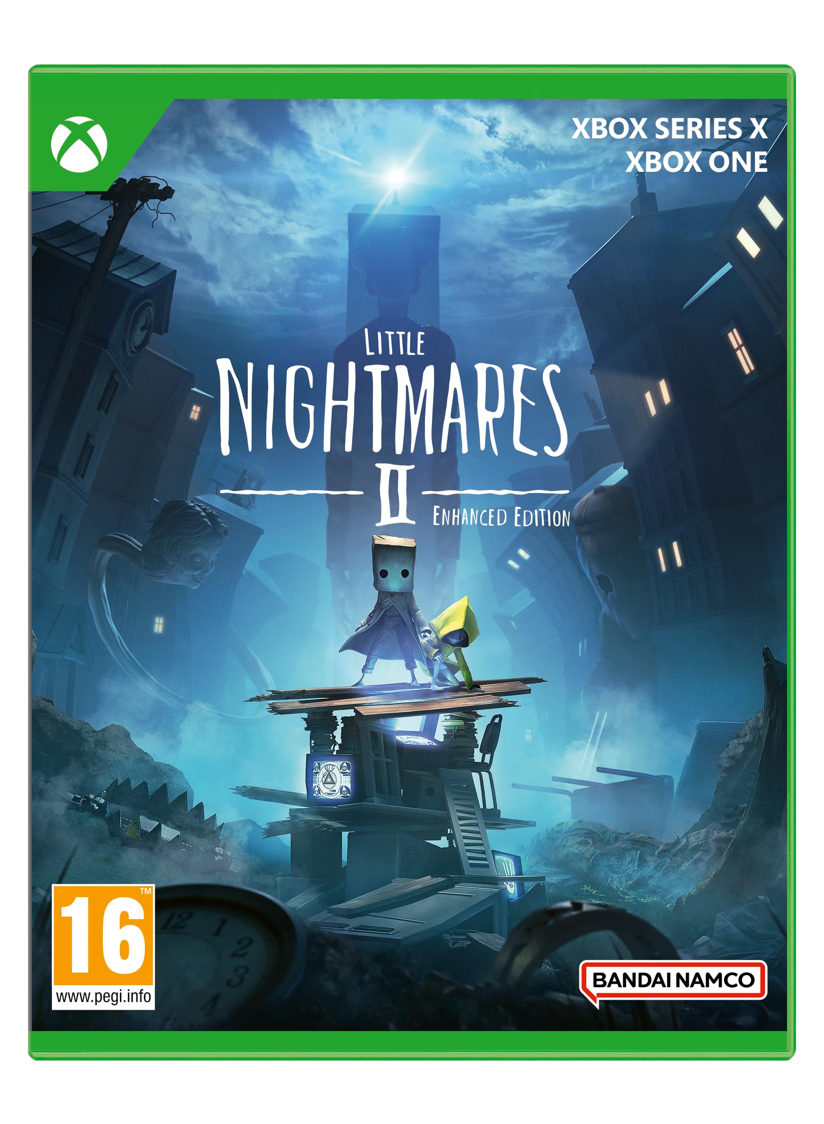 PRODUCT DETAILS 【商品情報】・商品名：Little Nightmares 2 Enhanced Edition (Xbox Series X)・対応機種：Xbox Series X・仕様：北米版・言語：英語【コンディション】・新品・海外直輸入品です。・パッケージに輸送によるスレ・小傷がある場合があります。 ■ 日本国内のXbox本体でプレイいただけます Xbox Series X のディスクはリージョンフリーのため、北米版のソフトも日本国内で購入された本体でそのままプレイいただけます。対応本体：Xbox Series X ■ 北米版ゲームについてのご注意（必ずお読みください） ・ゲーム内の表示および音声は英語です。日本語には対応しておりません。・Xbox Series S はディスクドライブを搭載していないため、本商品はプレイできません。・追加コンテンツ（DLC）やオンライン機能のご利用には、北米（海外）のMicrosoftアカウントが必要となる場合があります。・パッケージ・取扱説明書はすべて英語表記です。・海外版であること、およびお手持ちの本体で使用できないことを理由とした返品・交換はお受けできません。 ■ ご注意 ・掲載画像は実物に近い色味になるよう調整しておりますが、ご利用の環境により差異が生じる場合があります。・複数店舗で在庫を共有しているため、ご注文後に在庫切れとなる場合がございます。・海外倉庫からのお取り寄せのため、発送までに数日〜2〜3週間程度かかる場合があります。 ■ 納期についてお届けの目安を必ずご確認ください。 ご注意 海外からの輸入品となります。海外輸送のため、外箱に軽微なスレ等がある場合がございますが、商品本体には影響ございません。 ※在庫状況は仕入先の在庫情報をもとに出来る限り正確に表示しておりますが、取寄せ商品のため、タイミングによりご注文後に欠品・キャンセルとなる場合がございます。