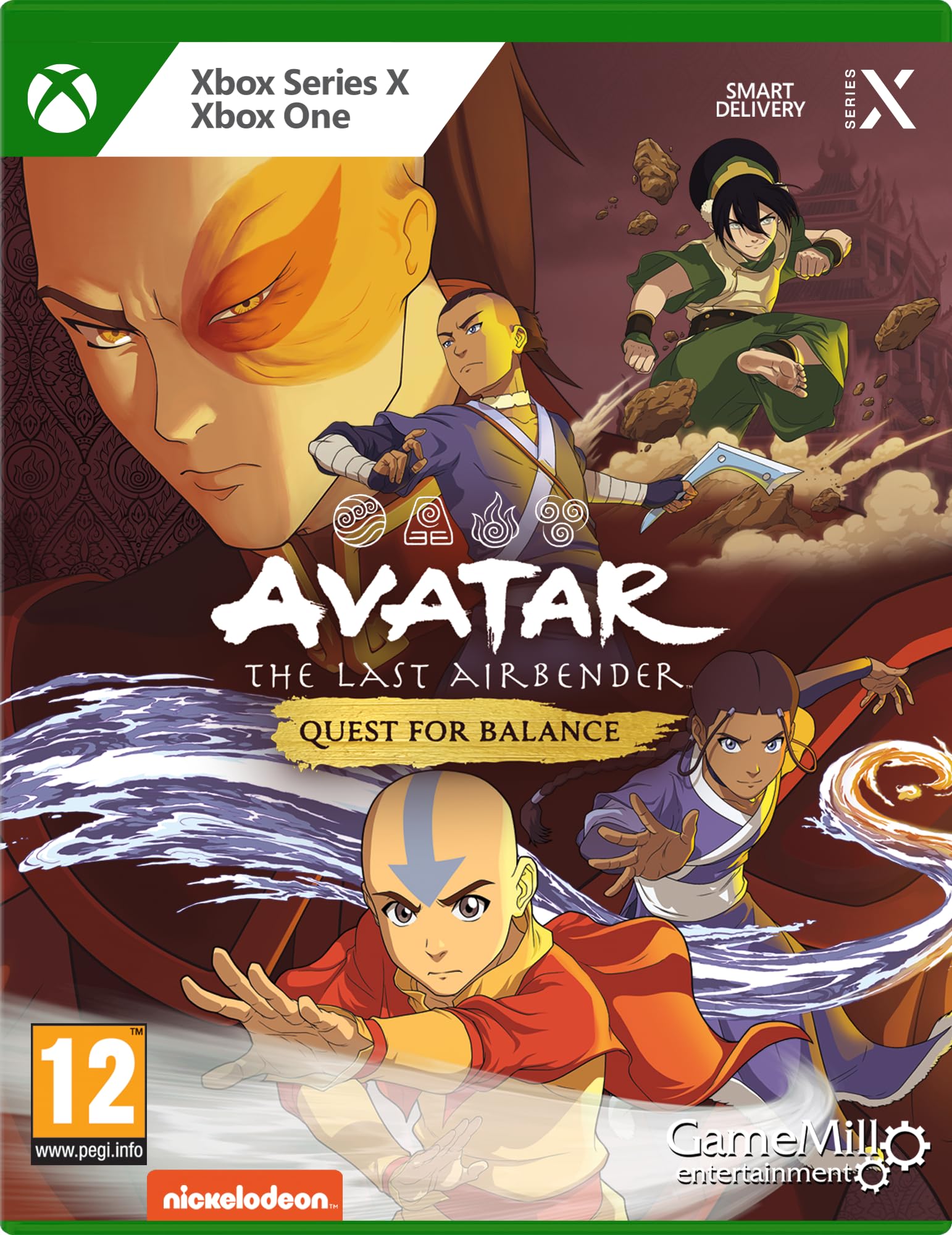 Avatar The Last Airbender Quest for Balance (XBOX) 北米版 Xbox Series X エックスボックス 海外版ソフト