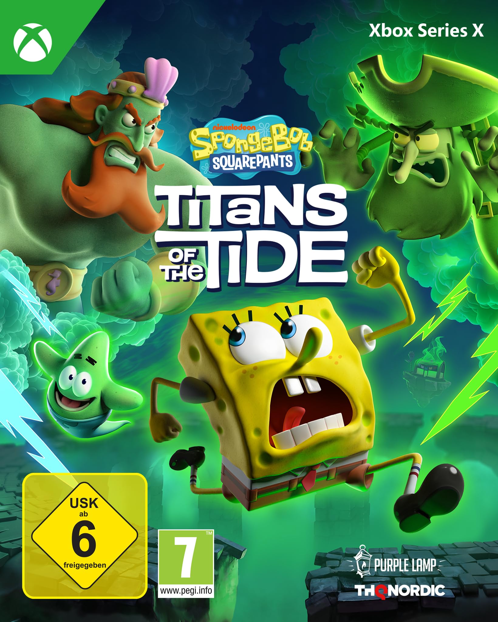 SpongeBob SquarePants: Titans of the Tide - Xbox Series X 北米版 Xbox Series X エックスボックス 海外版ソフト