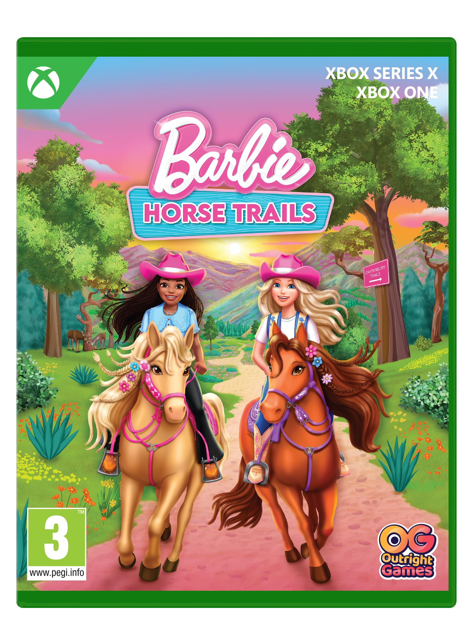 Barbie: Horse Trails - Xbox 北米版 Xbox Series X エックスボックス 海外版ソフト