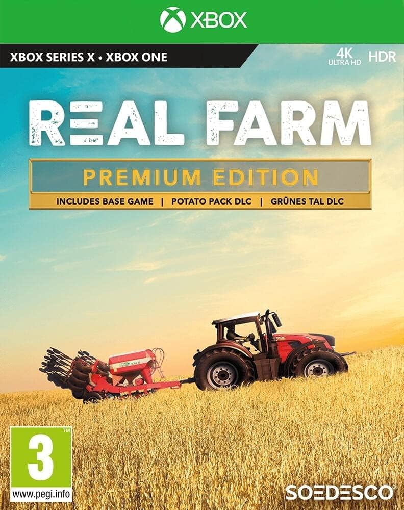 PRODUCT DETAILS 【商品情報】・商品名：Soedesco Real Farm Premium Ed. XSX・対応機種：Xbox Series X・仕様：北米版・言語：英語【コンディション】・新品・海外直輸入品です。・パッケージに輸送によるスレ・小傷がある場合があります。 ■ 日本国内のXbox本体でプレイいただけます Xbox Series X のディスクはリージョンフリーのため、北米版のソフトも日本国内で購入された本体でそのままプレイいただけます。対応本体：Xbox Series X ■ 北米版ゲームについてのご注意（必ずお読みください） ・ゲーム内の表示および音声は英語です。日本語には対応しておりません。・Xbox Series S はディスクドライブを搭載していないため、本商品はプレイできません。・追加コンテンツ（DLC）やオンライン機能のご利用には、北米（海外）のMicrosoftアカウントが必要となる場合があります。・パッケージ・取扱説明書はすべて英語表記です。・海外版であること、およびお手持ちの本体で使用できないことを理由とした返品・交換はお受けできません。 ■ ご注意 ・掲載画像は実物に近い色味になるよう調整しておりますが、ご利用の環境により差異が生じる場合があります。・複数店舗で在庫を共有しているため、ご注文後に在庫切れとなる場合がございます。・海外倉庫からのお取り寄せのため、発送までに数日〜2〜3週間程度かかる場合があります。 ■ 納期についてお届けの目安を必ずご確認ください。 ご注意 海外からの輸入品となります。海外輸送のため、外箱に軽微なスレ等がある場合がございますが、商品本体には影響ございません。 ※在庫状況は仕入先の在庫情報をもとに出来る限り正確に表示しておりますが、取寄せ商品のため、タイミングによりご注文後に欠品・キャンセルとなる場合がございます。