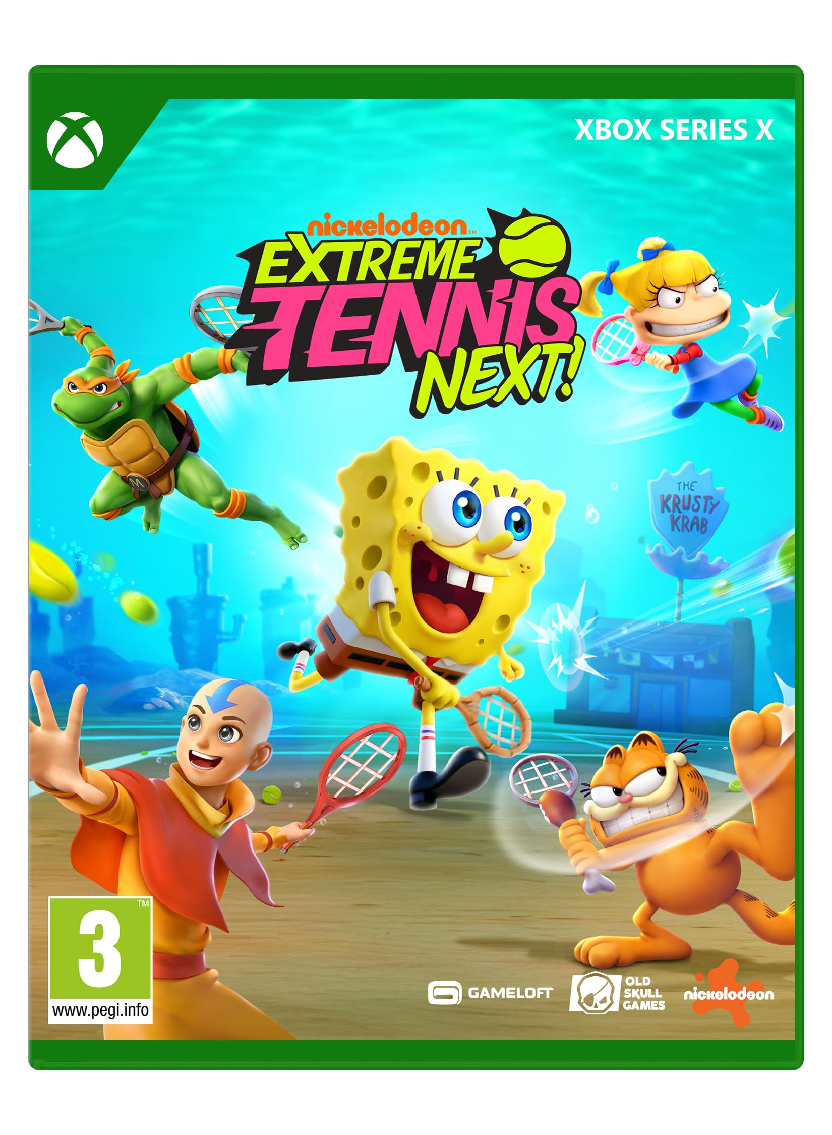 Nickelodeon Extreme Tennis: Next! - Xbox (englische Version) 北米版 Xbox Series X エックスボックス 海外版ソフト