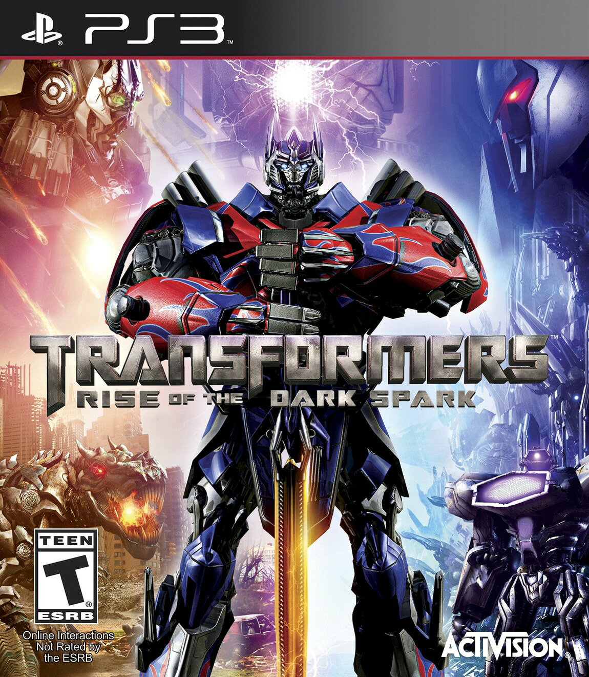 PRODUCT DETAILS 【商品情報】・商品名：Transformers Rise of the Dark Spark - PlayStation 3・対応機種：PlayStation 3（PS3）・仕様：北米版（NTSC-U/C）・言語：英語【コンディション】・海外直輸入品です。・パッケージに輸送によるスレ・小傷がある場合があります。 ■ 北米版ゲームについてのご注意（必ずお読みください） 【北米版 ゲームについてのご注意】こちらの商品は、北米版（海外仕様）のゲームソフトです。・PS3のゲームディスクはリージョンフリーのため、日本国内のPS3本体でもプレイいただけます。・ゲーム内の表示および音声は英語です。日本語には対応しておりません。・追加コンテンツ（DLC）やオンライン機能のご利用には、北米（海外）アカウントが必要となる場合があります。・一部のタイトルでは、お手持ちの本体・環境により正常に動作しない場合があります。・海外版であることを理由とした返品・交換はお受けできません。 ■ ご注意 ・掲載画像は実物に近い色味になるよう調整しておりますが、ご利用の環境により差異が生じる場合があります。・複数店舗で在庫を共有しているため、ご注文後に在庫切れとなる場合がございます。・海外倉庫からのお取り寄せのため、発送までに数日〜2〜3週間程度かかる場合があります。 ■ 納期についてお届けの目安を必ずご確認ください。 ご注意 海外からの輸入品となります。海外輸送のため、外箱に軽微なスレ等がある場合がございますが、商品本体には影響ございません。 ※在庫状況は仕入先の在庫情報をもとに出来る限り正確に表示しておりますが、取寄せ商品のため、タイミングによりご注文後に欠品・キャンセルとなる場合がございます。