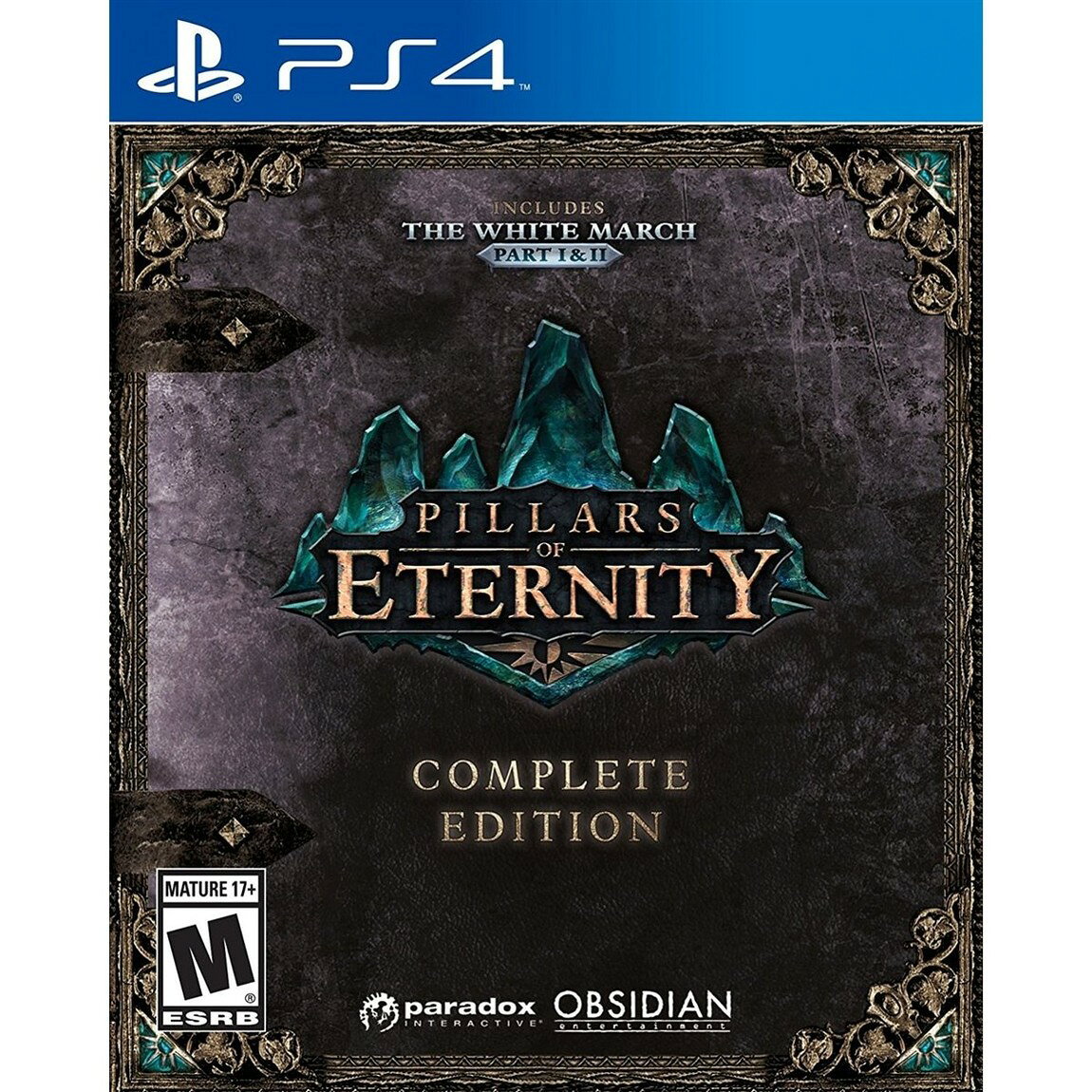 PRODUCT DETAILS 【商品情報】・商品名：Pillars of Eternity: Complete Edition - PlayStation 4・対応機種：PlayStation 4（PS4）・仕様：北米版（NTSC-U/C）・言語：英語【コンディション】・海外直輸入品です。・パッケージに輸送によるスレ・小傷がある場合があります。 ■ 北米版ゲームについてのご注意（必ずお読みください） 【北米版 ゲームについてのご注意】こちらの商品は、北米版（海外仕様）のゲームソフトです。・PS4のゲームディスクはリージョンフリーのため、日本国内のPS4本体でもプレイいただけます。・ゲーム内の表示および音声は英語です。日本語には対応しておりません。・追加コンテンツ（DLC）やオンライン機能のご利用には、北米（海外）アカウントが必要となる場合があります。・一部のタイトルでは、お手持ちの本体・環境により正常に動作しない場合があります。・海外版であることを理由とした返品・交換はお受けできません。 ■ ご注意 ・掲載画像は実物に近い色味になるよう調整しておりますが、ご利用の環境により差異が生じる場合があります。・複数店舗で在庫を共有しているため、ご注文後に在庫切れとなる場合がございます。・海外倉庫からのお取り寄せのため、発送までに数日〜2〜3週間程度かかる場合があります。 ■ 納期についてお届けの目安を必ずご確認ください。 ご注意 海外からの輸入品となります。海外輸送のため、外箱に軽微なスレ等がある場合がございますが、商品本体には影響ございません。 ※在庫状況は仕入先の在庫情報をもとに出来る限り正確に表示しておりますが、取寄せ商品のため、タイミングによりご注文後に欠品・キャンセルとなる場合がございます。