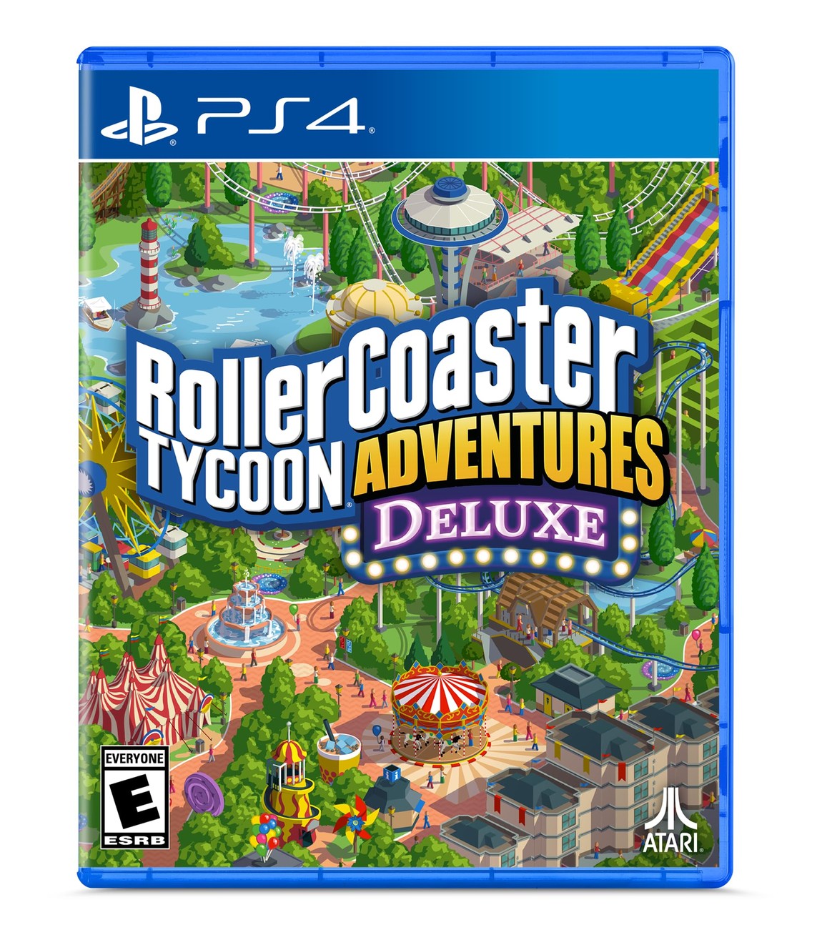 PRODUCT DETAILS 【商品情報】・商品名：RollerCoaster Tycoon Adventures Deluxe - PlayStation 4・対応機種：PlayStation 4（PS4）・仕様：北米版（NTSC-U/C）・言語：英語【コンディション】・海外直輸入品です。・パッケージに輸送によるスレ・小傷がある場合があります。 ■ 北米版ゲームについてのご注意（必ずお読みください） 【北米版 ゲームについてのご注意】こちらの商品は、北米版（海外仕様）のゲームソフトです。・PS4のゲームディスクはリージョンフリーのため、日本国内のPS4本体でもプレイいただけます。・ゲーム内の表示および音声は英語です。日本語には対応しておりません。・追加コンテンツ（DLC）やオンライン機能のご利用には、北米（海外）アカウントが必要となる場合があります。・一部のタイトルでは、お手持ちの本体・環境により正常に動作しない場合があります。・海外版であることを理由とした返品・交換はお受けできません。 ■ ご注意 ・掲載画像は実物に近い色味になるよう調整しておりますが、ご利用の環境により差異が生じる場合があります。・複数店舗で在庫を共有しているため、ご注文後に在庫切れとなる場合がございます。・海外倉庫からのお取り寄せのため、発送までに数日〜2〜3週間程度かかる場合があります。 ■ 納期についてお届けの目安を必ずご確認ください。 ご注意 海外からの輸入品となります。海外輸送のため、外箱に軽微なスレ等がある場合がございますが、商品本体には影響ございません。 ※在庫状況は仕入先の在庫情報をもとに出来る限り正確に表示しておりますが、取寄せ商品のため、タイミングによりご注文後に欠品・キャンセルとなる場合がございます。