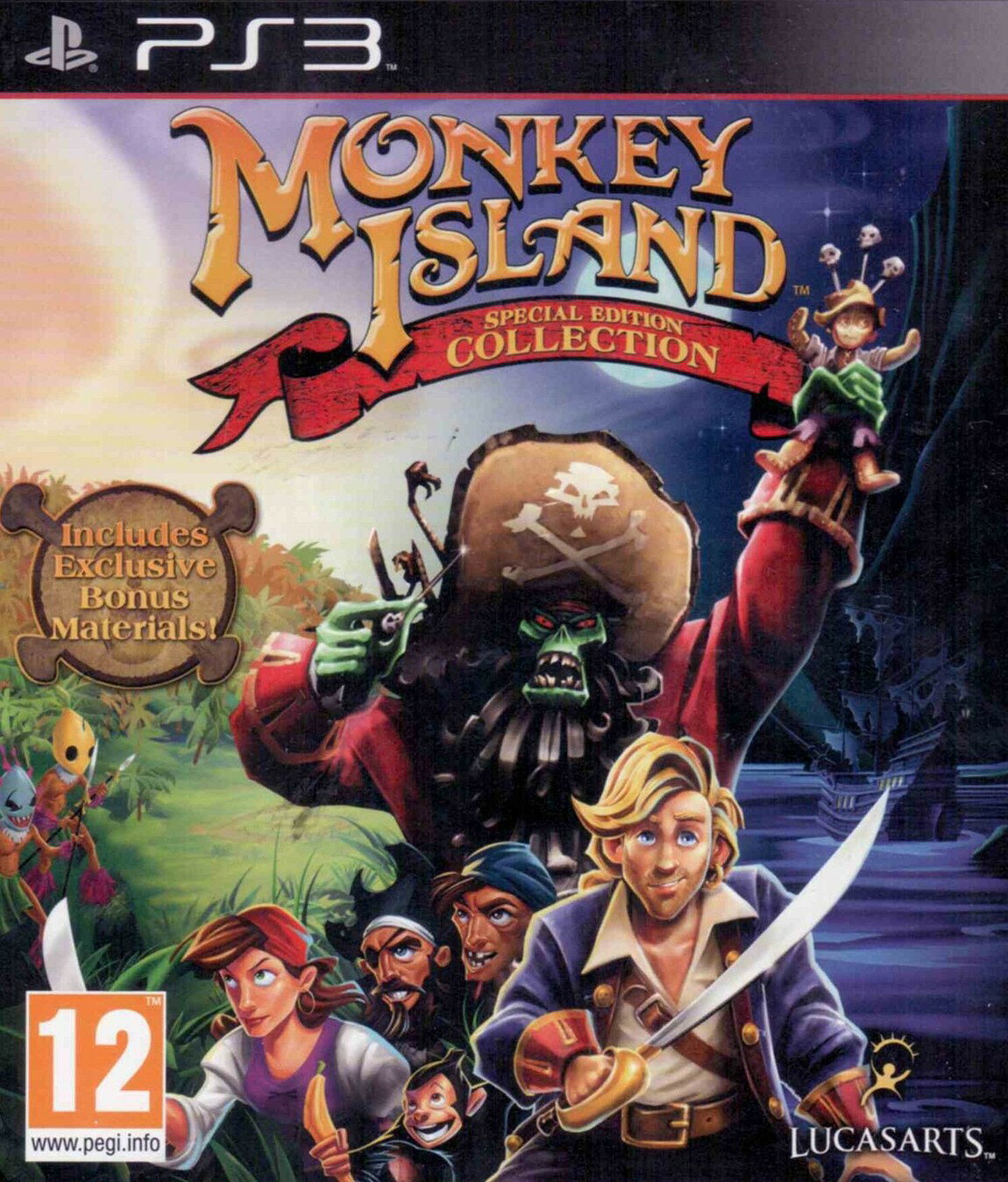 PRODUCT DETAILS 【商品情報】・商品名：Monkey Island: The Special Edition Collection For PS3・対応機種：PlayStation 3（PS3）・仕様：北米版（NTSC-U/C）・言語：英語【コンディション】・海外直輸入品です。・パッケージに輸送によるスレ・小傷がある場合があります。 ■ 北米版ゲームについてのご注意（必ずお読みください） 【北米版 ゲームについてのご注意】こちらの商品は、北米版（海外仕様）のゲームソフトです。・PS3のゲームディスクはリージョンフリーのため、日本国内のPS3本体でもプレイいただけます。・ゲーム内の表示および音声は英語です。日本語には対応しておりません。・追加コンテンツ（DLC）やオンライン機能のご利用には、北米（海外）アカウントが必要となる場合があります。・一部のタイトルでは、お手持ちの本体・環境により正常に動作しない場合があります。・海外版であることを理由とした返品・交換はお受けできません。 ■ ご注意 ・掲載画像は実物に近い色味になるよう調整しておりますが、ご利用の環境により差異が生じる場合があります。・複数店舗で在庫を共有しているため、ご注文後に在庫切れとなる場合がございます。・海外倉庫からのお取り寄せのため、発送までに数日〜2〜3週間程度かかる場合があります。 ■ 納期についてお届けの目安を必ずご確認ください。 ご注意 海外からの輸入品となります。海外輸送のため、外箱に軽微なスレ等がある場合がございますが、商品本体には影響ございません。 ※在庫状況は仕入先の在庫情報をもとに出来る限り正確に表示しておりますが、取寄せ商品のため、タイミングによりご注文後に欠品・キャンセルとなる場合がございます。