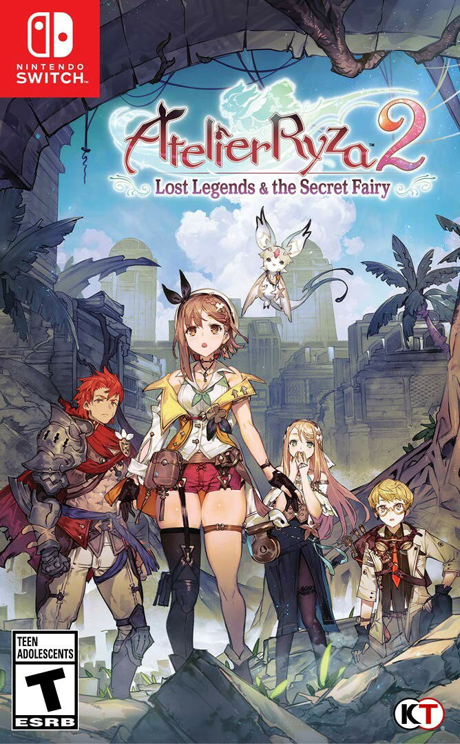 PRODUCT DETAILS 【商品情報】・商品名：Atelier Ryza 2: Lost Legends & The Secret Fairy - Nintendo Switch・対応機種：Nintendo Switch（ニンテンドースイッチ）・仕様：北米版・言語：英語【コンディション】・海外直輸入品です。・パッケージに輸送によるスレ・小傷がある場合があります。 ■ 日本国内のSwitch本体でプレイいただけます Nintendo Switchはリージョンフリーのため、北米版のゲームカードも日本国内で購入された本体でそのままプレイいただけます。 ■ 北米版ゲームについてのご注意（必ずお読みください） ・ゲーム内の表示および音声は英語です。タイトルによっては日本語に対応していない場合があります。・パッケージ・取扱説明書はすべて英語表記です。・追加コンテンツ（DLC）やオンライン機能のご利用には、北米（海外）のニンテンドーアカウントが必要となる場合があります。・日本国内で購入されたダウンロード版・セーブデータとの互換については保証いたしかねます。・海外版であることを理由とした返品・交換はお受けできません。 ■ ご注意 ・掲載画像は実物に近い色味になるよう調整しておりますが、ご利用の環境により差異が生じる場合があります。・複数店舗で在庫を共有しているため、ご注文後に在庫切れとなる場合がございます。・海外倉庫からのお取り寄せのため、発送までに数日〜2〜3週間程度かかる場合があります。 ■ 納期についてお届けの目安を必ずご確認ください。 ご注意 海外からの輸入品となります。海外輸送のため、外箱に軽微なスレ等がある場合がございますが、商品本体には影響ございません。 ※在庫状況は仕入先の在庫情報をもとに出来る限り正確に表示しておりますが、取寄せ商品のため、タイミングによりご注文後に欠品・キャンセルとなる場合がございます。