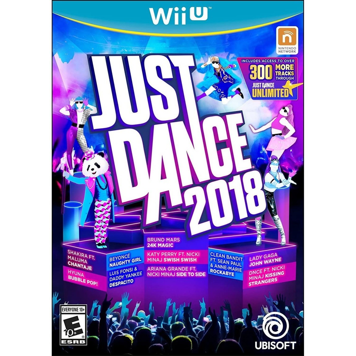 PRODUCT DETAILS 【商品情報】・商品名：Just Dance 2018 - Nintendo Wii-U・対応機種：Wii（Wii）・仕様：北米版（NTSC-U/C）・言語：英語【コンディション】・新品未開封の海外直輸入品です。・パッケージに輸送によるスレ・小傷がある場合があります。 ■ 北米版ゲームについてのご注意（必ずお読みください） 【北米版 ゲームについてのご注意】こちらの商品は、海外仕様のゲームソフトです。・Wii（Wii）は本体にリージョン制限があるため、日本国内の本体では通常そのままプレイすることはできません。・北米版の本体など、ソフトに対応した本体が必要です。・ゲーム内の表示および音声は、基本的に英語などの外国語です。日本語には対応していない場合があります。・映像方式や接続するテレビ・モニターによっては、正常に表示されない場合があります。・海外版であることや、お手持ちの本体で使用できないことを理由とした返品・交換はお受けできません。 ■ ご注意 ・掲載画像は実物に近い色味になるよう調整しておりますが、ご利用の環境により差異が生じる場合があります。・複数店舗で在庫を共有しているため、ご注文後に在庫切れとなる場合がございます。・海外倉庫からのお取り寄せのため、発送までに数日〜2〜3週間程度かかる場合があります。 ■ 納期についてお届けの目安を必ずご確認ください。 ご注意 海外からの輸入品となります。海外輸送のため、外箱に軽微なスレ等がある場合がございますが、商品本体には影響ございません。 ※在庫状況は仕入先の在庫情報をもとに出来る限り正確に表示しておりますが、取寄せ商品のため、タイミングによりご注文後に欠品・キャンセルとなる場合がございます。