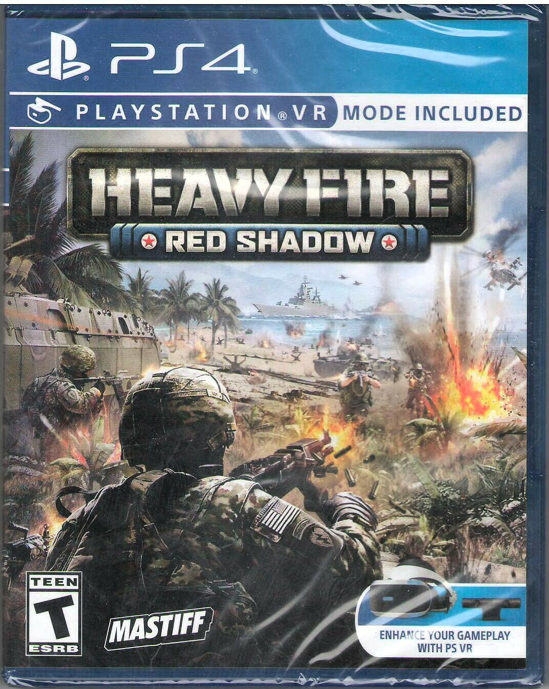 Heavy Fire: Red Shadow VR - PlayStation 4 北米版 PS4 プレイステーション4 海外版ソフト