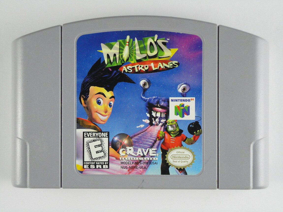 Milo's Astro Lanes - Nintendo 64 北米版 N64 ニンテンドウ64 海外版ソフト