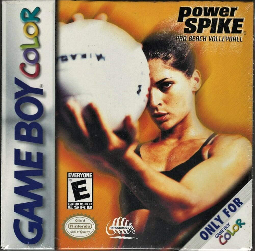 Power Spike Pro Beach Volleyball GBC (Brand New Factory Sealed US Version) Game 北米版 GBC ゲームボーイカラー 海外版ソフト