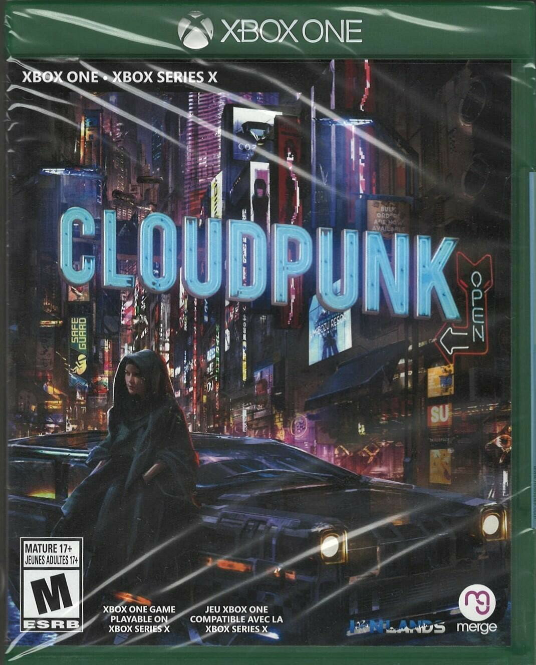 PRODUCT DETAILS 【商品情報】・商品名：Cloudpunk Xbox One (Brand New Factory Sealed US Version) Xbox One,Xbox One・対応機種：Xbox One（Xbox One）・仕様：北米版（NTSC-U/C）・言語：英語【コンディション】・新品未開封の海外直輸入品です。・パッケージに輸送によるスレ・小傷がある場合があります。 ■ 北米版ゲームについてのご注意（必ずお読みください） 【北米版 ゲームについてのご注意】こちらの商品は、北米版（海外仕様）のゲームソフトです。・Xbox One（Xbox One）本体はリージョンフリーのため、日本国内の本体でもプレイいただけます。・ゲーム内の表示および音声は、基本的に英語です。日本語には対応していない場合があります。・オンライン機能・ダウンロードコンテンツ等は、アカウントの地域により利用できない場合があります。・海外版であることを理由とした返品・交換はお受けできません。 ■ ご注意 ・掲載画像は実物に近い色味になるよう調整しておりますが、ご利用の環境により差異が生じる場合があります。・複数店舗で在庫を共有しているため、ご注文後に在庫切れとなる場合がございます。・海外倉庫からのお取り寄せのため、発送までに数日〜2〜3週間程度かかる場合があります。 ■ 納期についてお届けの目安を必ずご確認ください。 ご注意 海外からの輸入品となります。海外輸送のため、外箱に軽微なスレ等がある場合がございますが、商品本体には影響ございません。 ※在庫状況は仕入先の在庫情報をもとに出来る限り正確に表示しておりますが、取寄せ商品のため、タイミングによりご注文後に欠品・キャンセルとなる場合がございます。