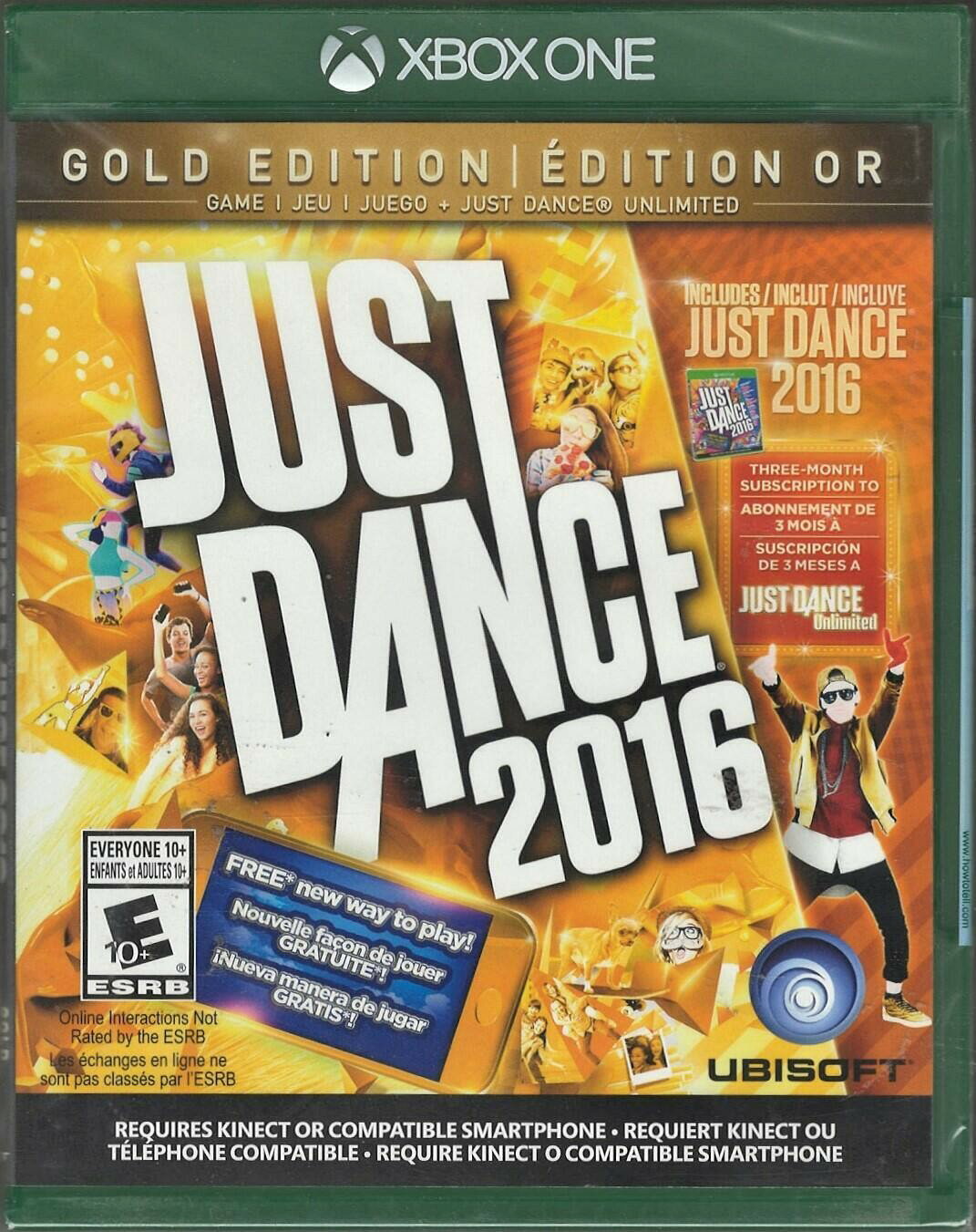 Just Dance 2016 (Gold Edition) Xbox One (Brand New Factory Sealed US Version) Xb 北米版 Xbox One Xbox One 海外版ソフト