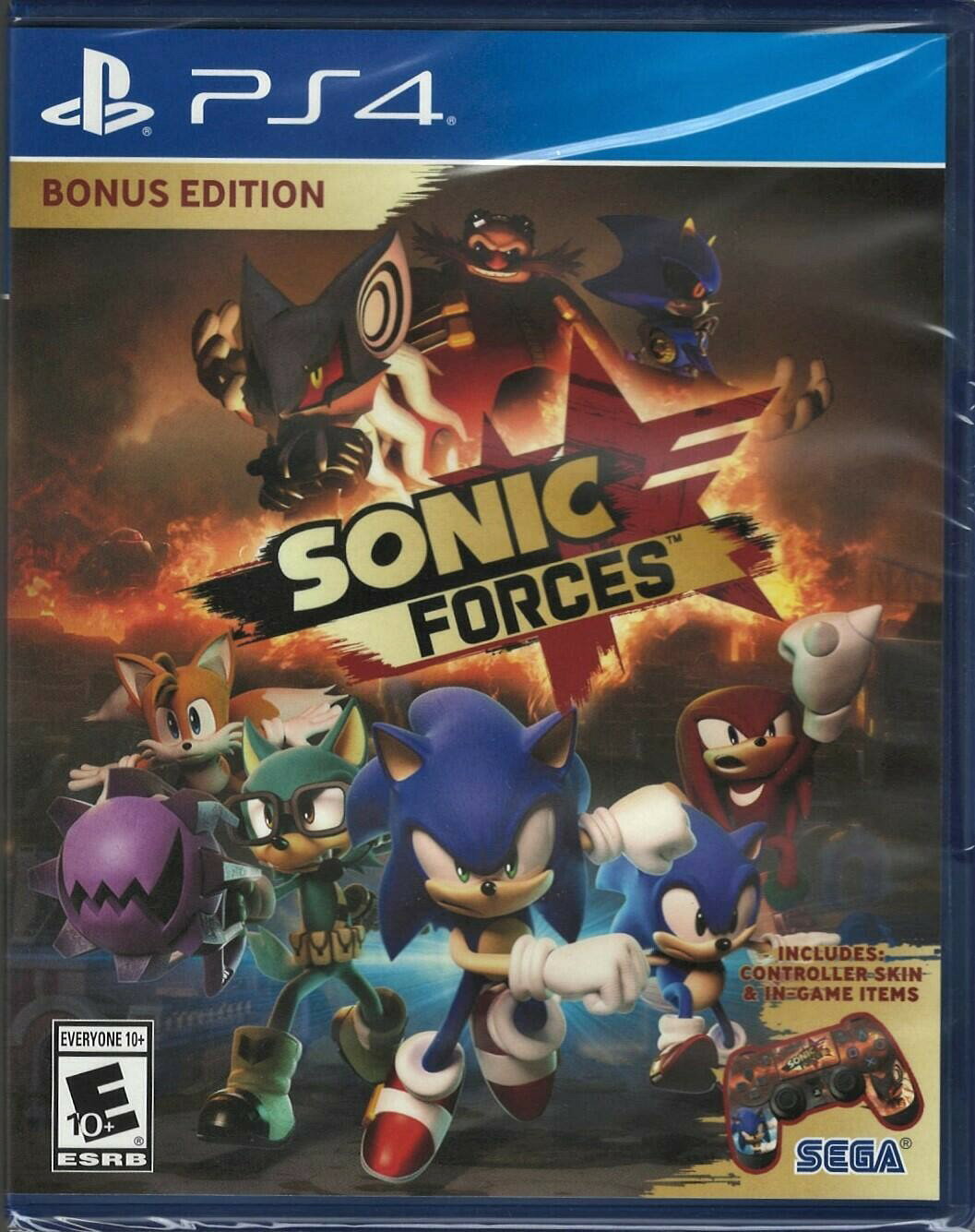 Sonic Forces Bonus Edition PS4 (Brand New Factory Sealed US Version) PlayStation 北米版 PS4 プレイステーション4 海外版ソフト