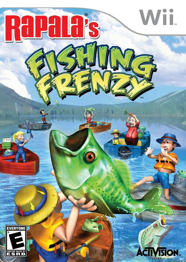Rapala''s Fishing Frenzy (Game Only) WII (Brand New Factory Sealed US Version) N 北米版 Wii Wii 海外版ソフト