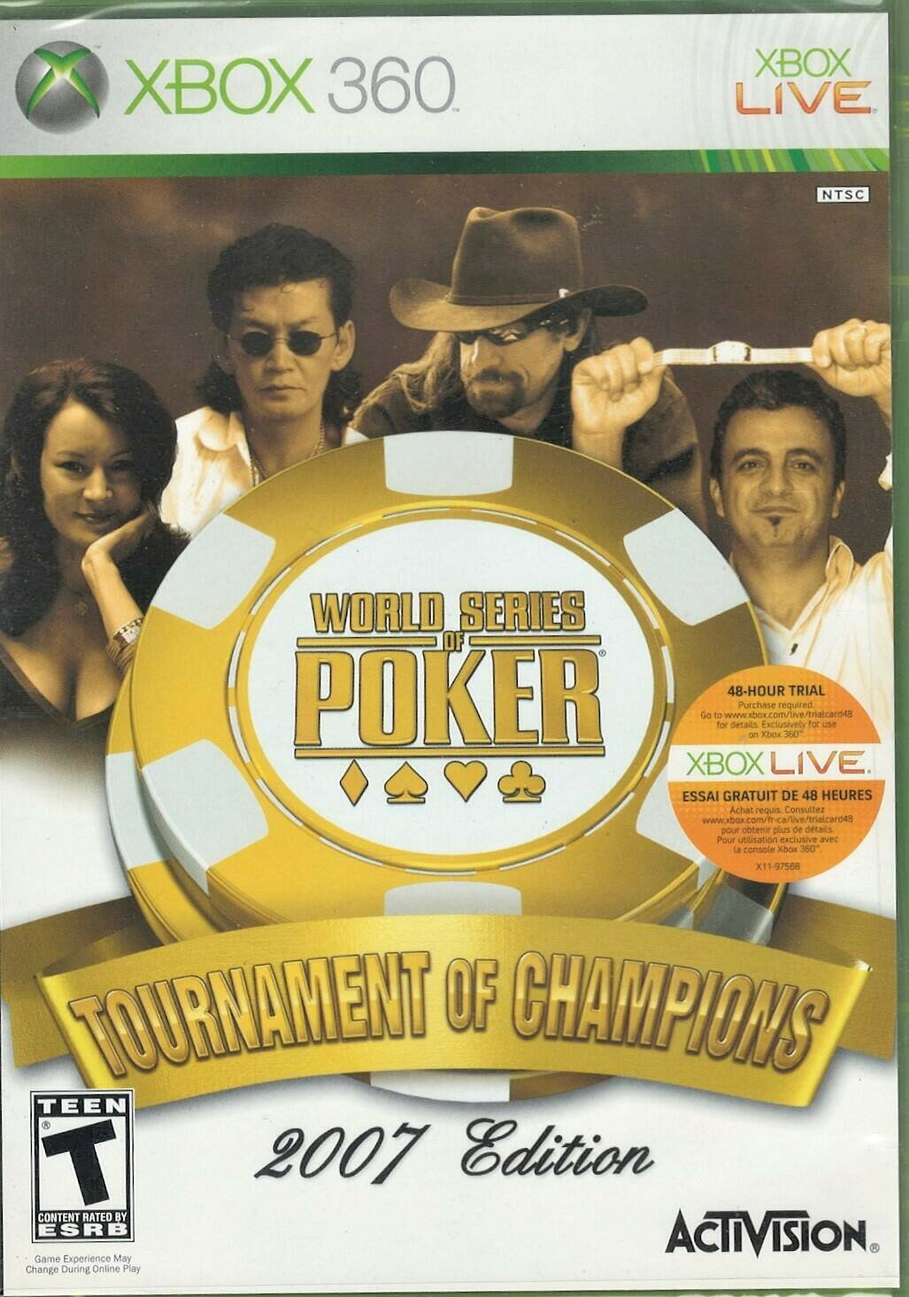 World Series of Poker: Tournament Champions Xbox 360 (Brand New Factory Sealed U 北米版 Xbox 360 Xbox360 海外版ソフト