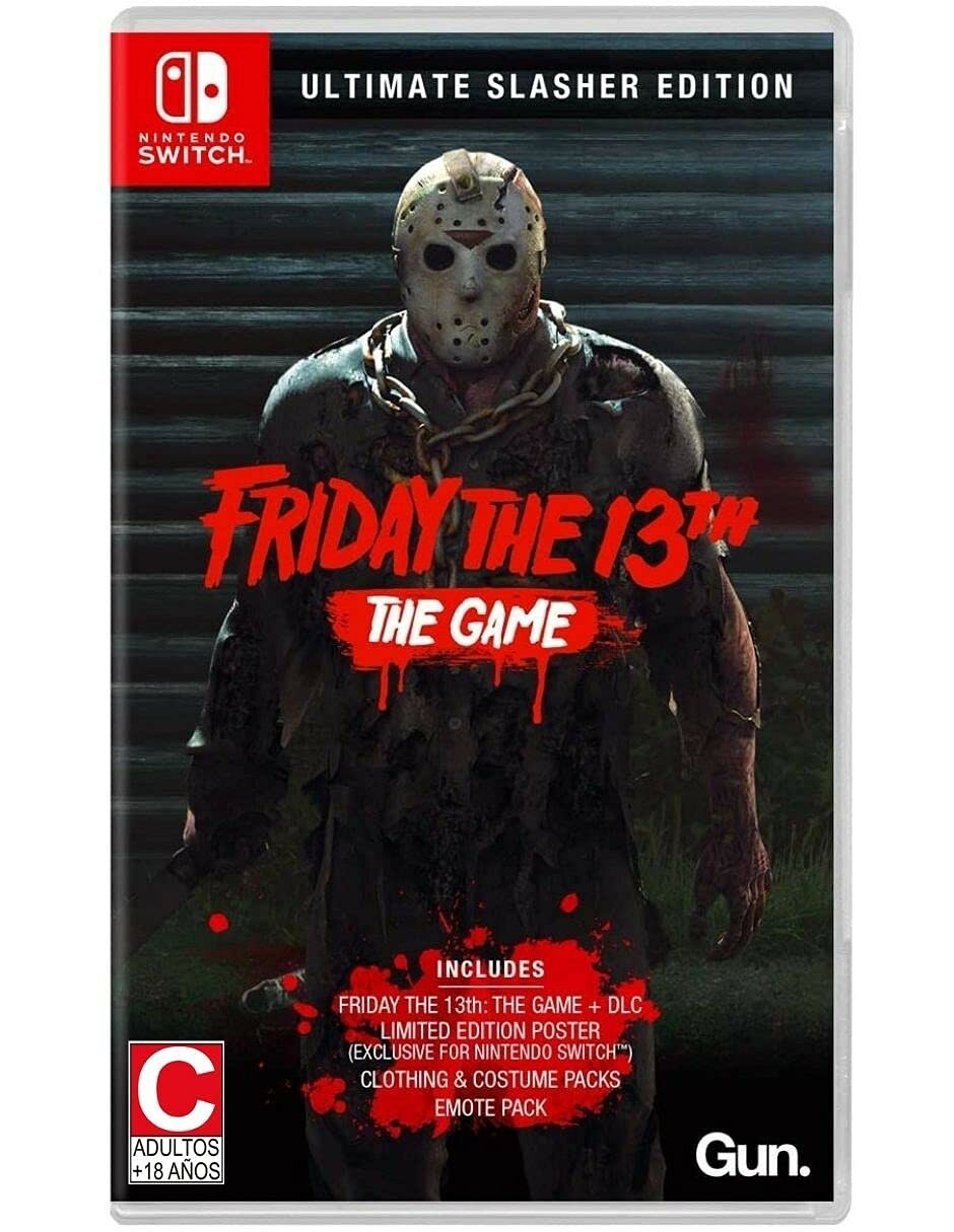 PRODUCT DETAILS 【商品情報】・商品名：Friday The 13th: Game Ultimate Slasher Edition - Nintendo Switch・対応機種：ニンテンドースイッチ（Switch）・仕様：北米版（NTSC-U/C）・言語：英語【コンディション】・新品未開封の海外直輸入品です。・パッケージに輸送によるスレ・小傷がある場合があります。 ■ 北米版ゲームについてのご注意（必ずお読みください） 【北米版 ゲームについてのご注意】こちらの商品は、北米版（海外仕様）のゲームソフトです。・ニンテンドースイッチ（Switch）本体はリージョンフリーのため、日本国内の本体でもプレイいただけます。・ゲーム内の表示および音声は、基本的に英語です。日本語には対応していない場合があります。・オンライン機能・ダウンロードコンテンツ等は、アカウントの地域により利用できない場合があります。・海外版であることを理由とした返品・交換はお受けできません。 ■ ご注意 ・掲載画像は実物に近い色味になるよう調整しておりますが、ご利用の環境により差異が生じる場合があります。・複数店舗で在庫を共有しているため、ご注文後に在庫切れとなる場合がございます。・海外倉庫からのお取り寄せのため、発送までに数日〜2〜3週間程度かかる場合があります。 ■ 納期についてお届けの目安を必ずご確認ください。 ご注意 海外からの輸入品となります。海外輸送のため、外箱に軽微なスレ等がある場合がございますが、商品本体には影響ございません。 ※在庫状況は仕入先の在庫情報をもとに出来る限り正確に表示しておりますが、取寄せ商品のため、タイミングによりご注文後に欠品・キャンセルとなる場合がございます。