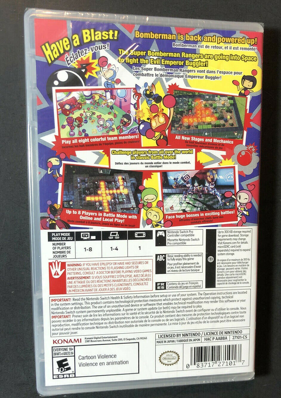 Super Bomberman R - Nintendo Switch 北米版 Switch ニンテンドースイッチ 海外版ソフト