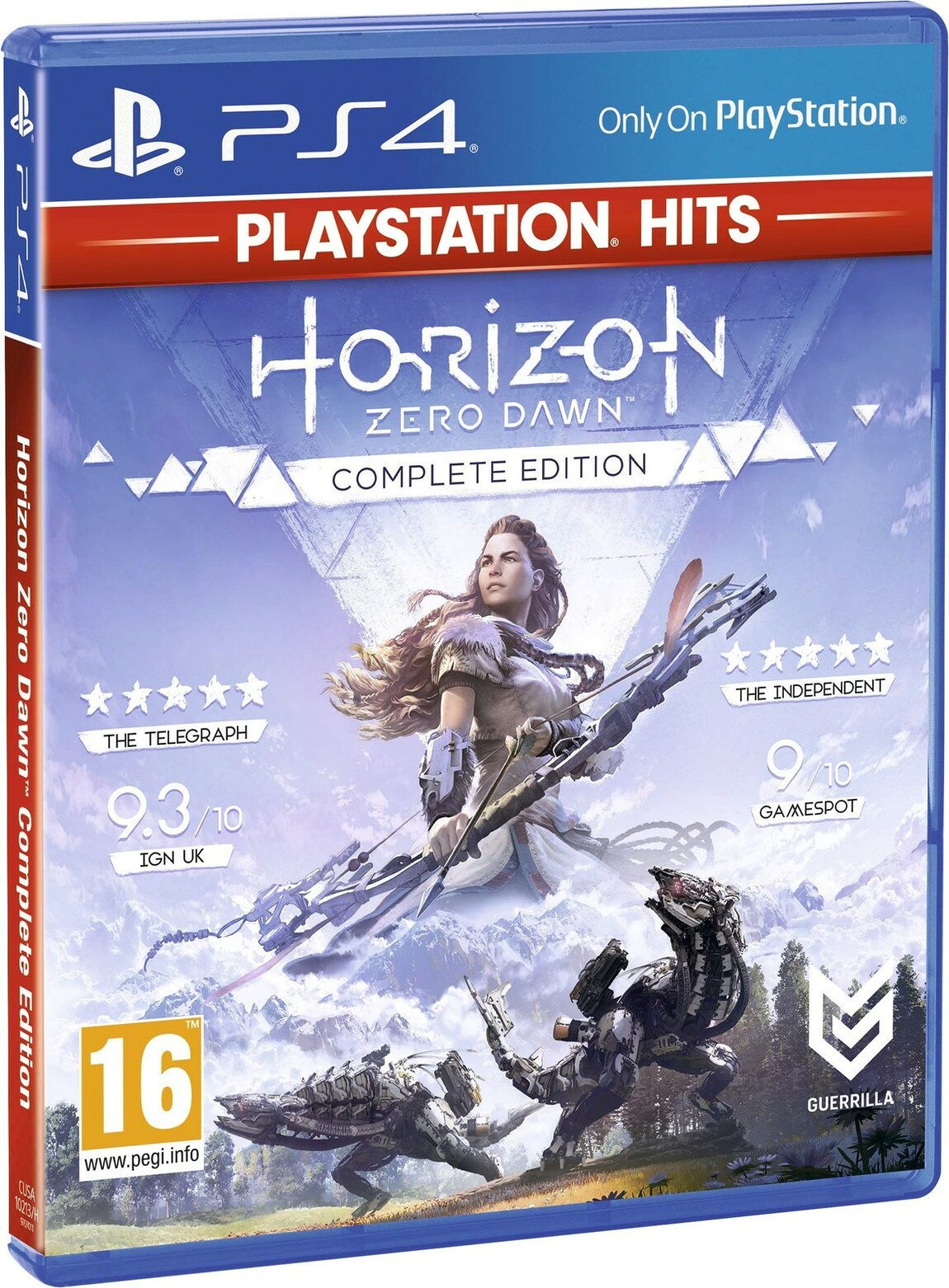 PRODUCT DETAILS 【商品情報】・商品名：Horizon Zero Dawn - Complete Edition (PlayStation Hits) PS4・対応機種：プレイステーション4（PS4）・仕様：北米版（NTSC-U/C）・言語：英語【コンディション】・新品未開封の海外直輸入品です。・パッケージに輸送によるスレ・小傷がある場合があります。 ■ 北米版ゲームについてのご注意（必ずお読みください） 【北米版 ゲームについてのご注意】こちらの商品は、北米版（海外仕様）のゲームソフトです。・プレイステーション4（PS4）本体はリージョンフリーのため、日本国内の本体でもプレイいただけます。・ゲーム内の表示および音声は、基本的に英語です。日本語には対応していない場合があります。・オンライン機能・ダウンロードコンテンツ等は、アカウントの地域により利用できない場合があります。・海外版であることを理由とした返品・交換はお受けできません。 ■ ご注意 ・掲載画像は実物に近い色味になるよう調整しておりますが、ご利用の環境により差異が生じる場合があります。・複数店舗で在庫を共有しているため、ご注文後に在庫切れとなる場合がございます。・海外倉庫からのお取り寄せのため、発送までに数日〜2〜3週間程度かかる場合があります。 ■ 納期についてお届けの目安を必ずご確認ください。 ご注意 海外からの輸入品となります。海外輸送のため、外箱に軽微なスレ等がある場合がございますが、商品本体には影響ございません。 ※在庫状況は仕入先の在庫情報をもとに出来る限り正確に表示しておりますが、取寄せ商品のため、タイミングによりご注文後に欠品・キャンセルとなる場合がございます。
